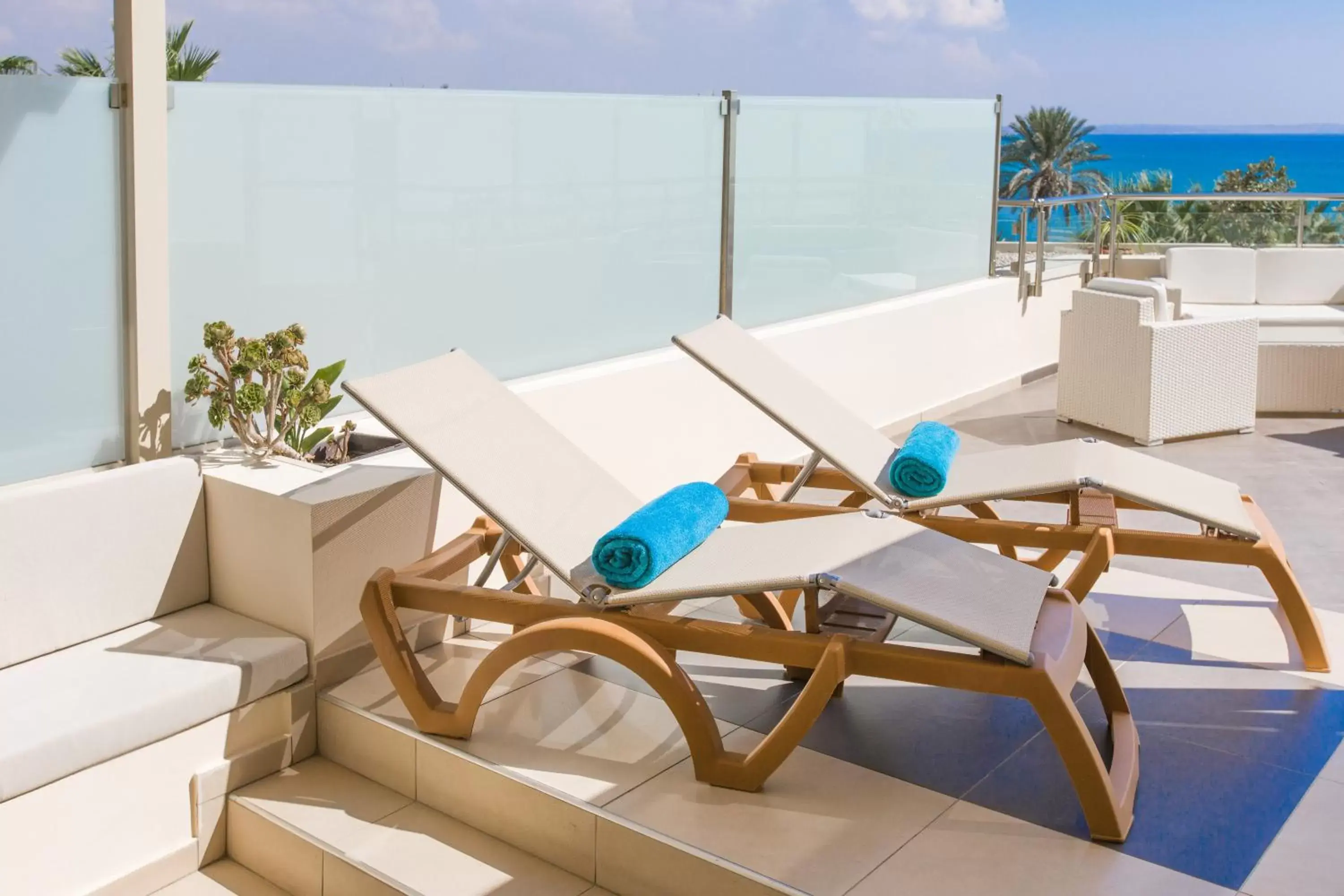 Balcony/Terrace in Golden Bay Beach Hotel