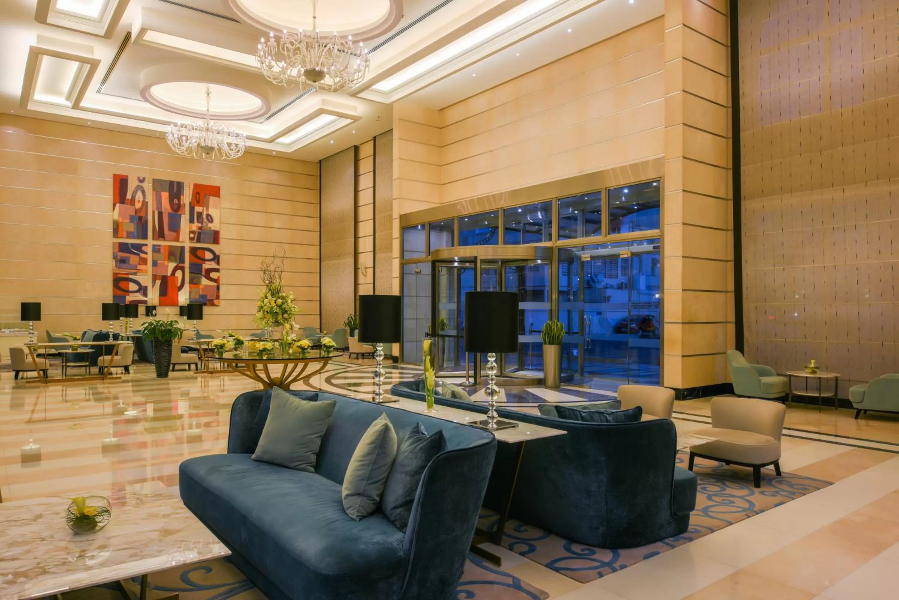 Lobby or reception in Concorde Hotel Doha