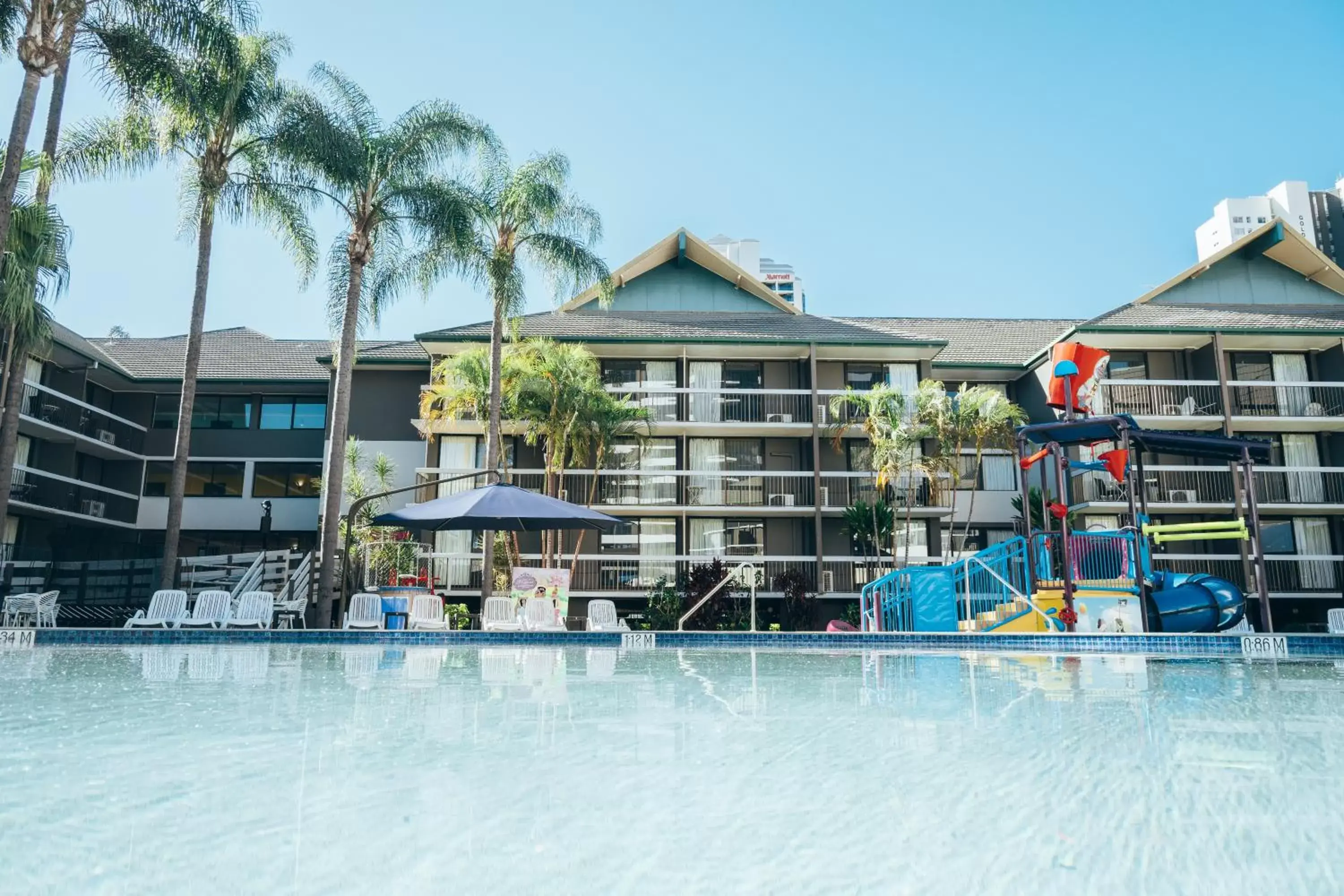 Swimming pool, Property Building in Paradise Resort Gold Coast