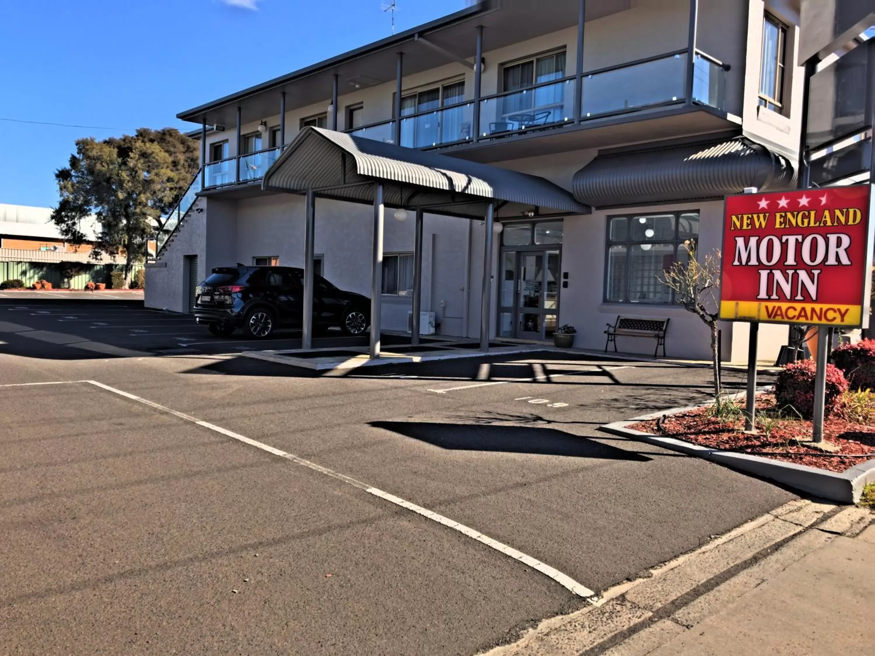 Property Building in New England Motor Inn