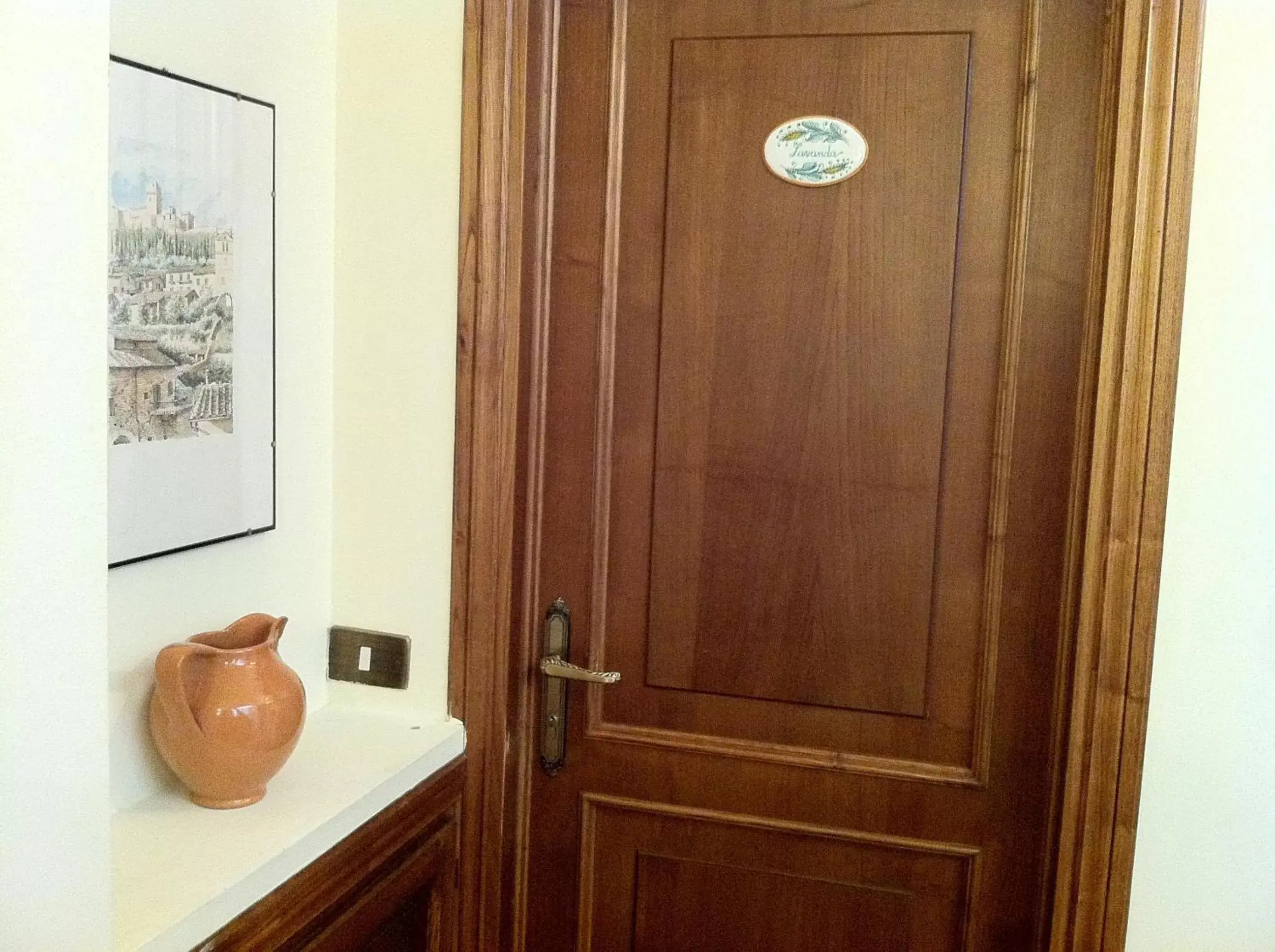 Decorative detail, Bathroom in Hotel Trattoria Pallotta