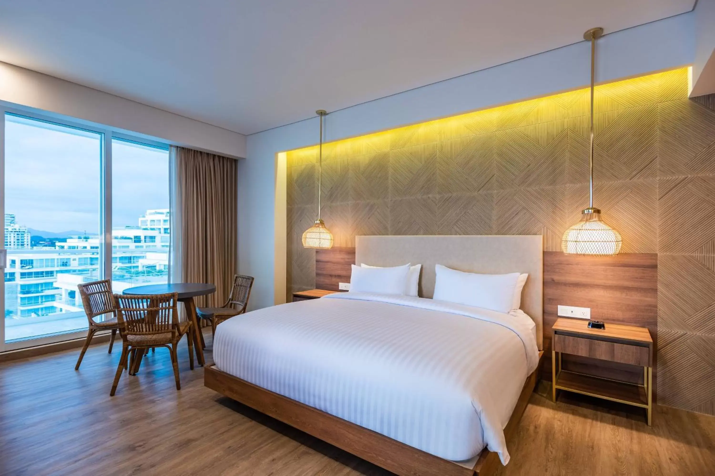 Bedroom, Bed in Santa Marta Marriott Resort Playa Dormida