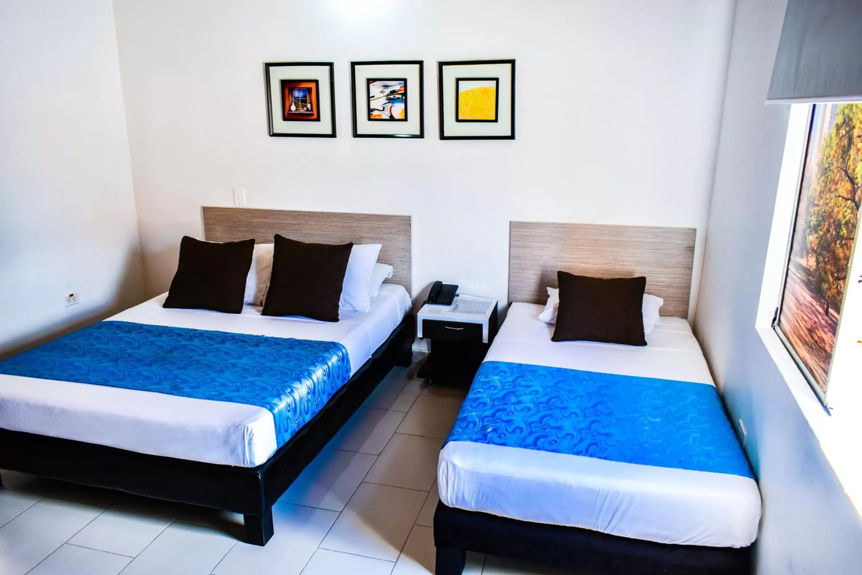 Bedroom, Bed in Hotel Quinta Avenida