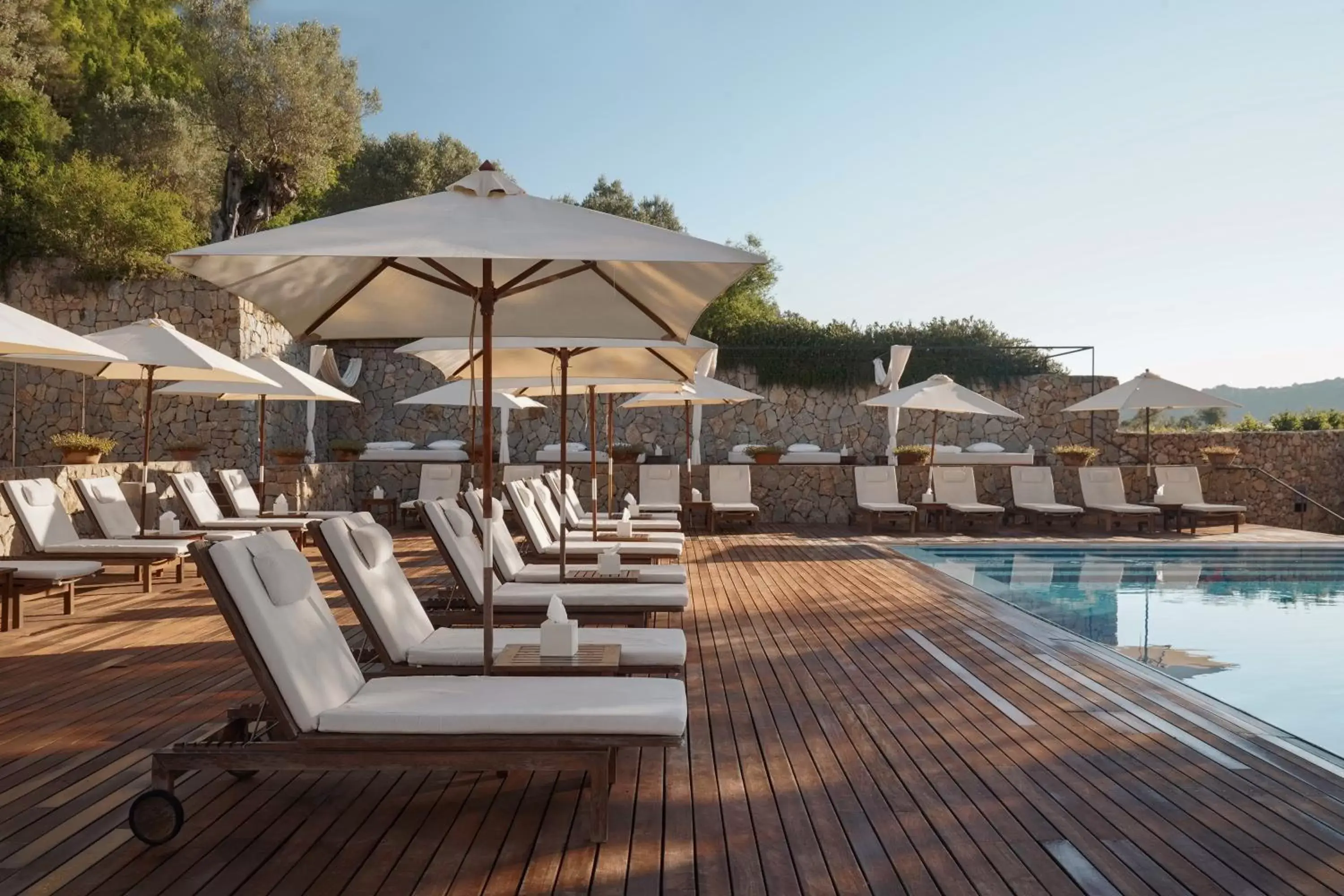 Swimming pool in Son Brull Hotel & Spa Swimming pool in Son Brull Hotel & Spa