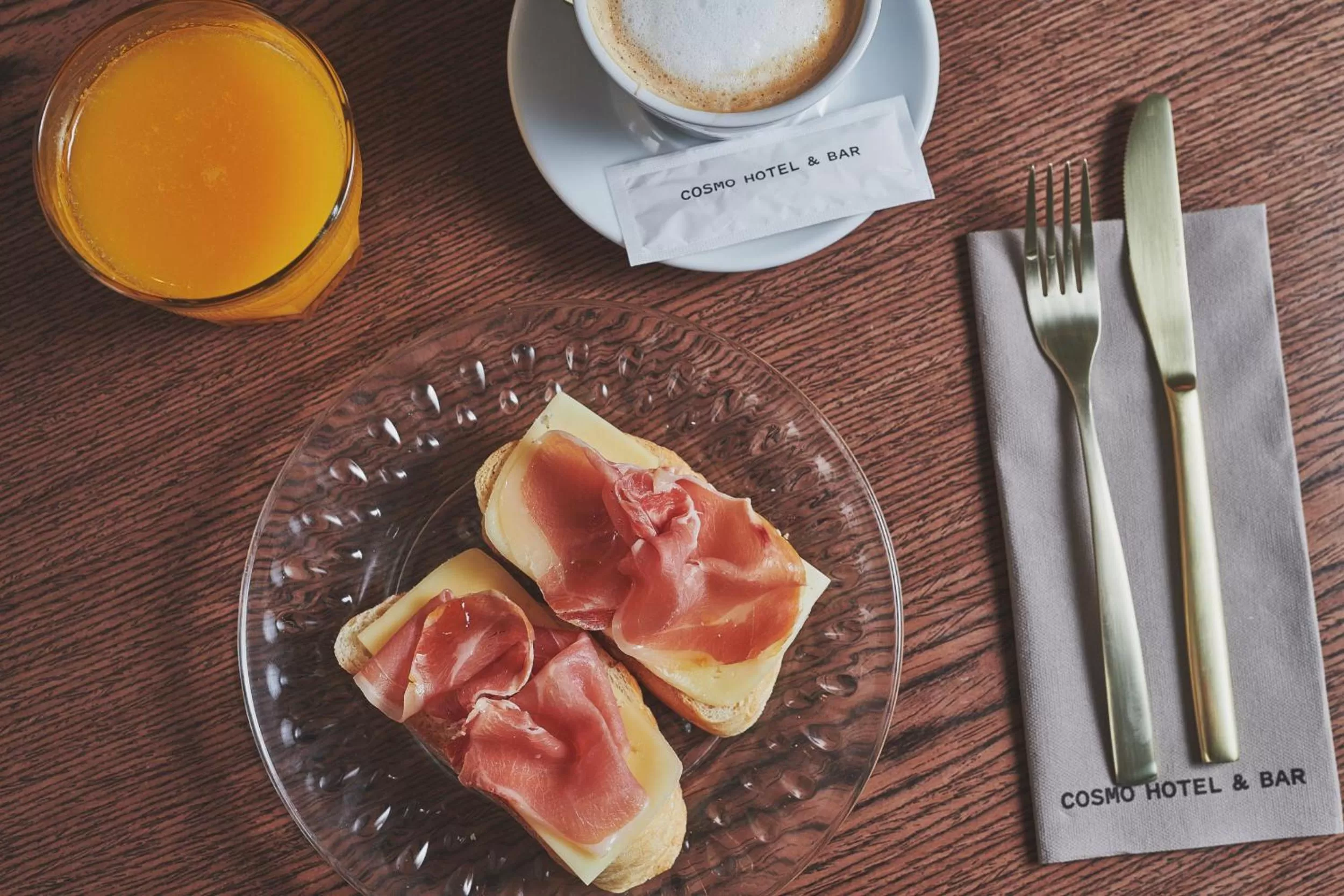 Continental breakfast in Room Mate Cosmo - City Centre, Valencia