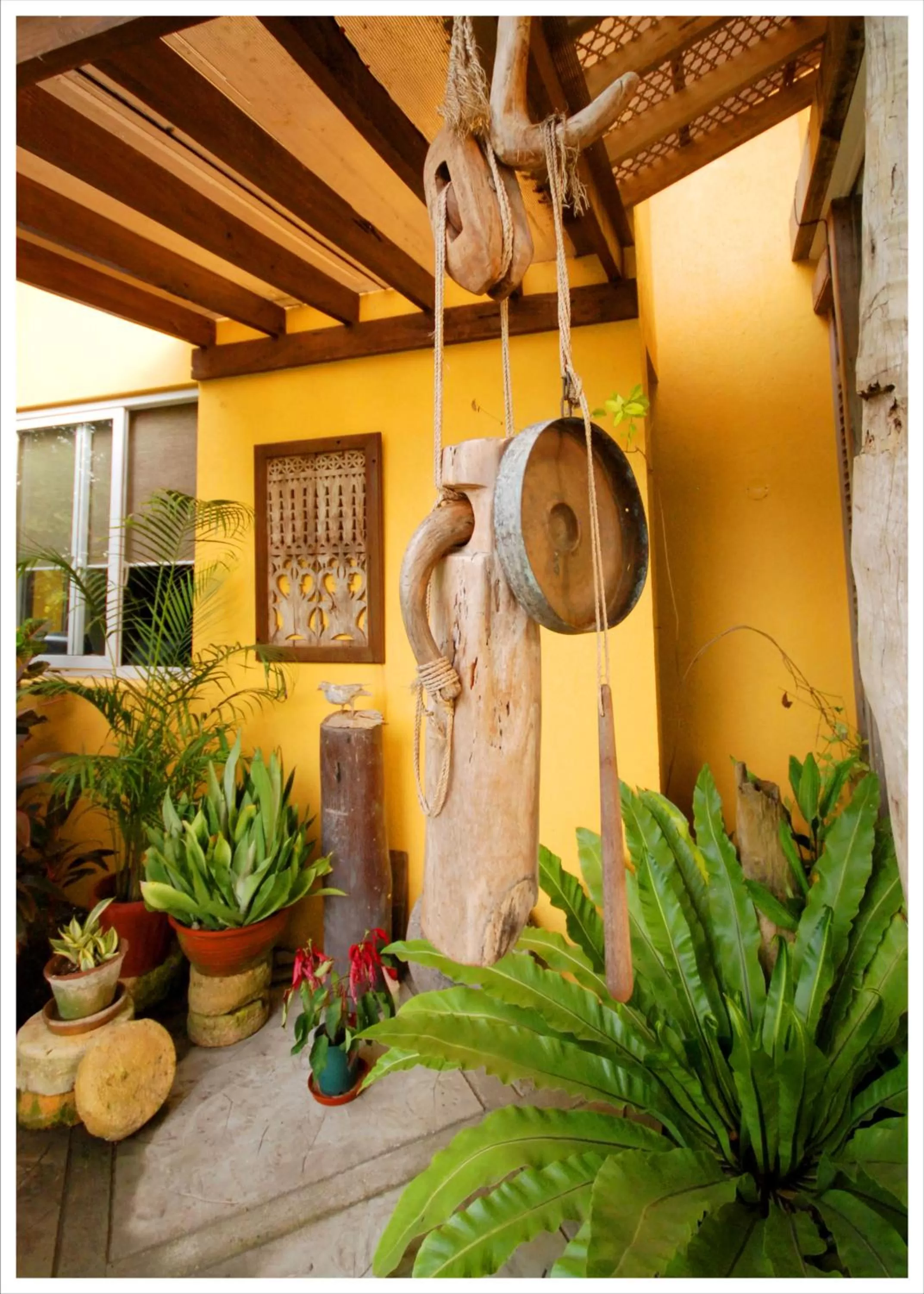 Decorative detail in Amarela Resort