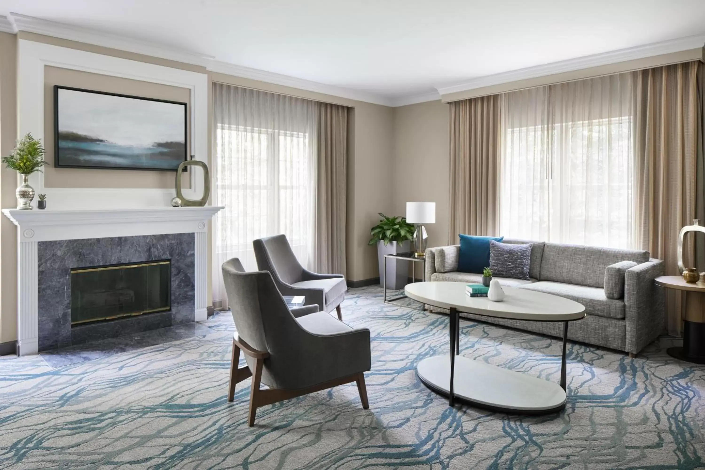 Living room in Westfields Marriott Washington Dulles Living room in Westfields Marriott Washington Dulles