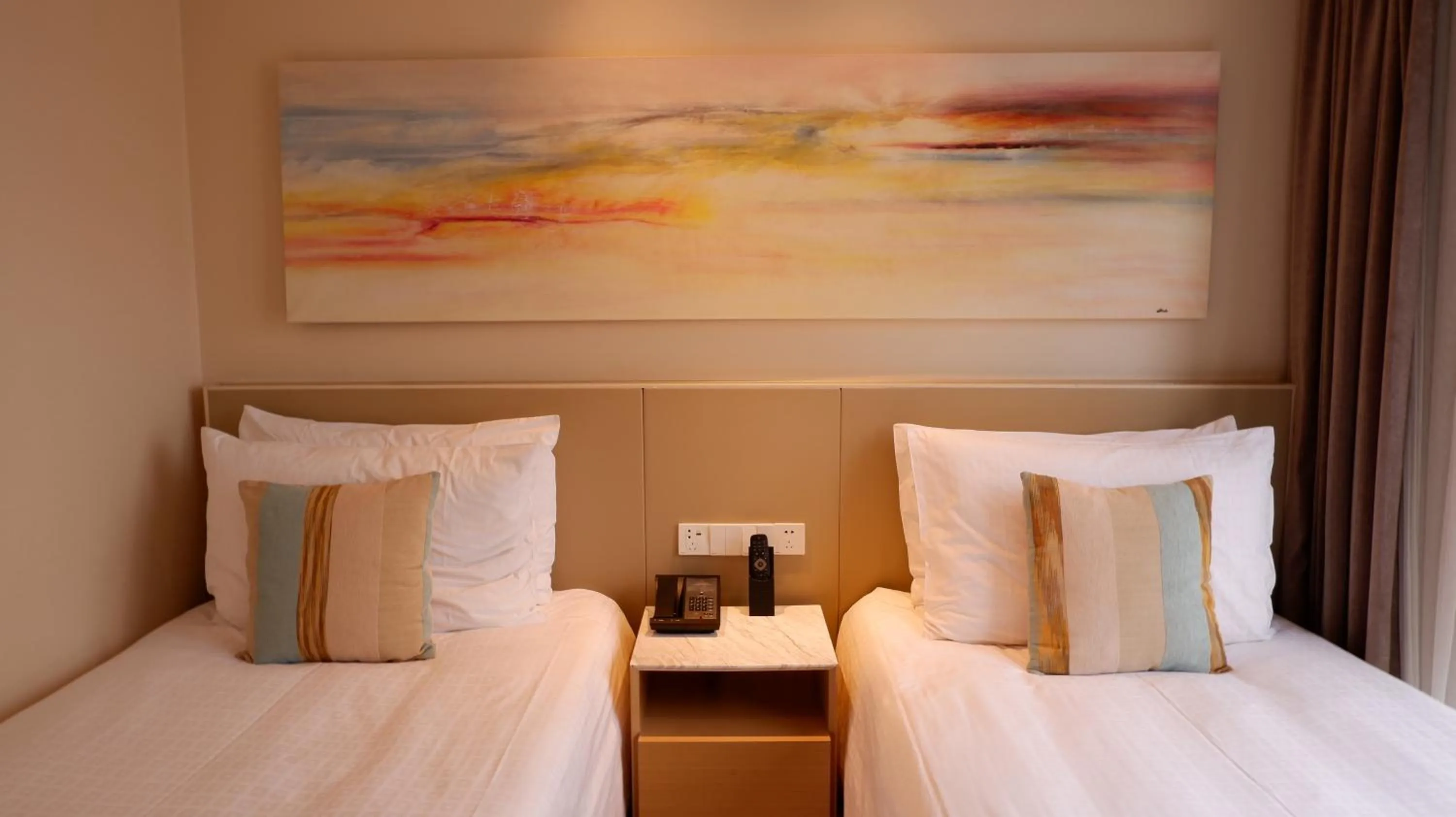 Bedroom, Bed in Sincere Residence Changfeng - Changfeng Ecological Business District - Near Exit 3 of Changfeng Park Station on Subway Line 15