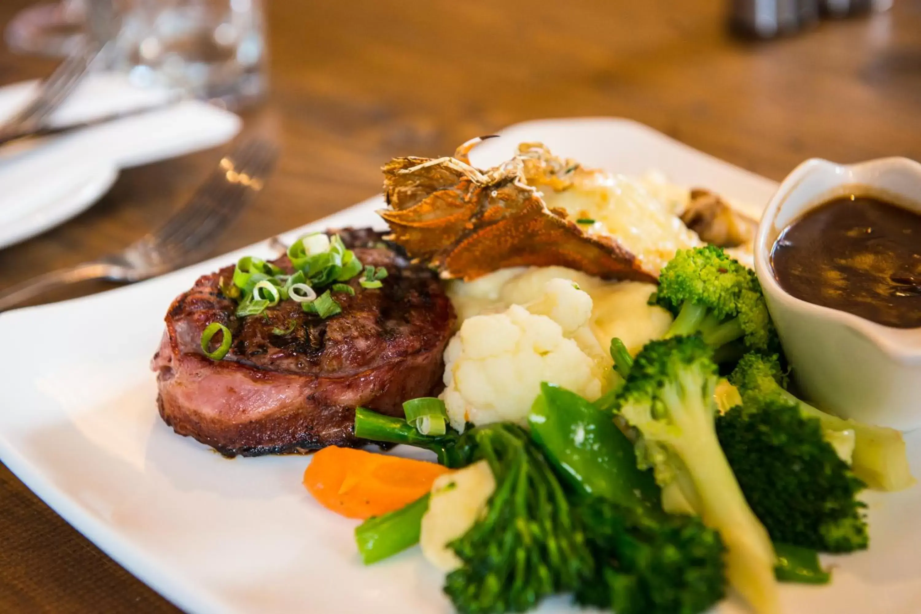 Food close-up, Food in The Colmslie Hotel