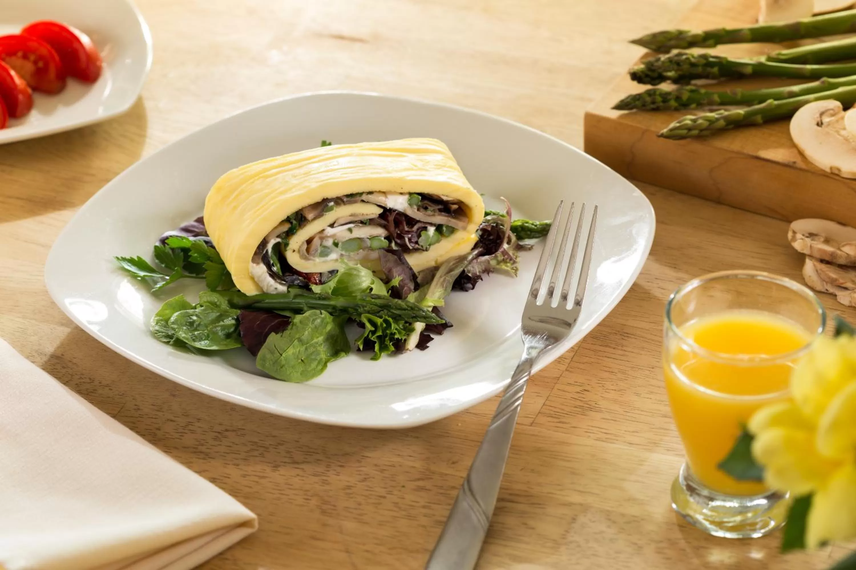 American breakfast in Pheasant Field Bed and Breakfast