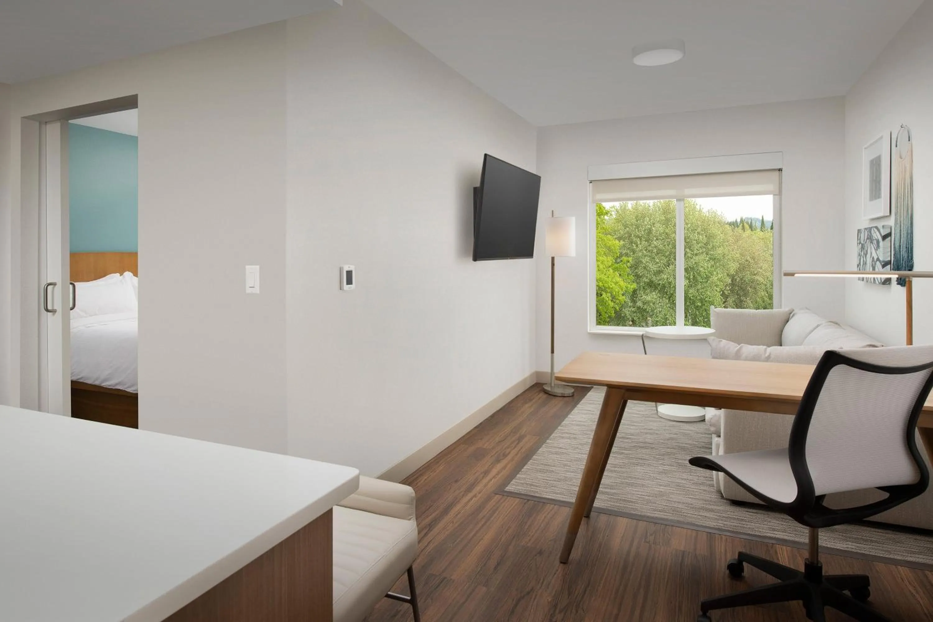 Living room in Element Portland Beaverton