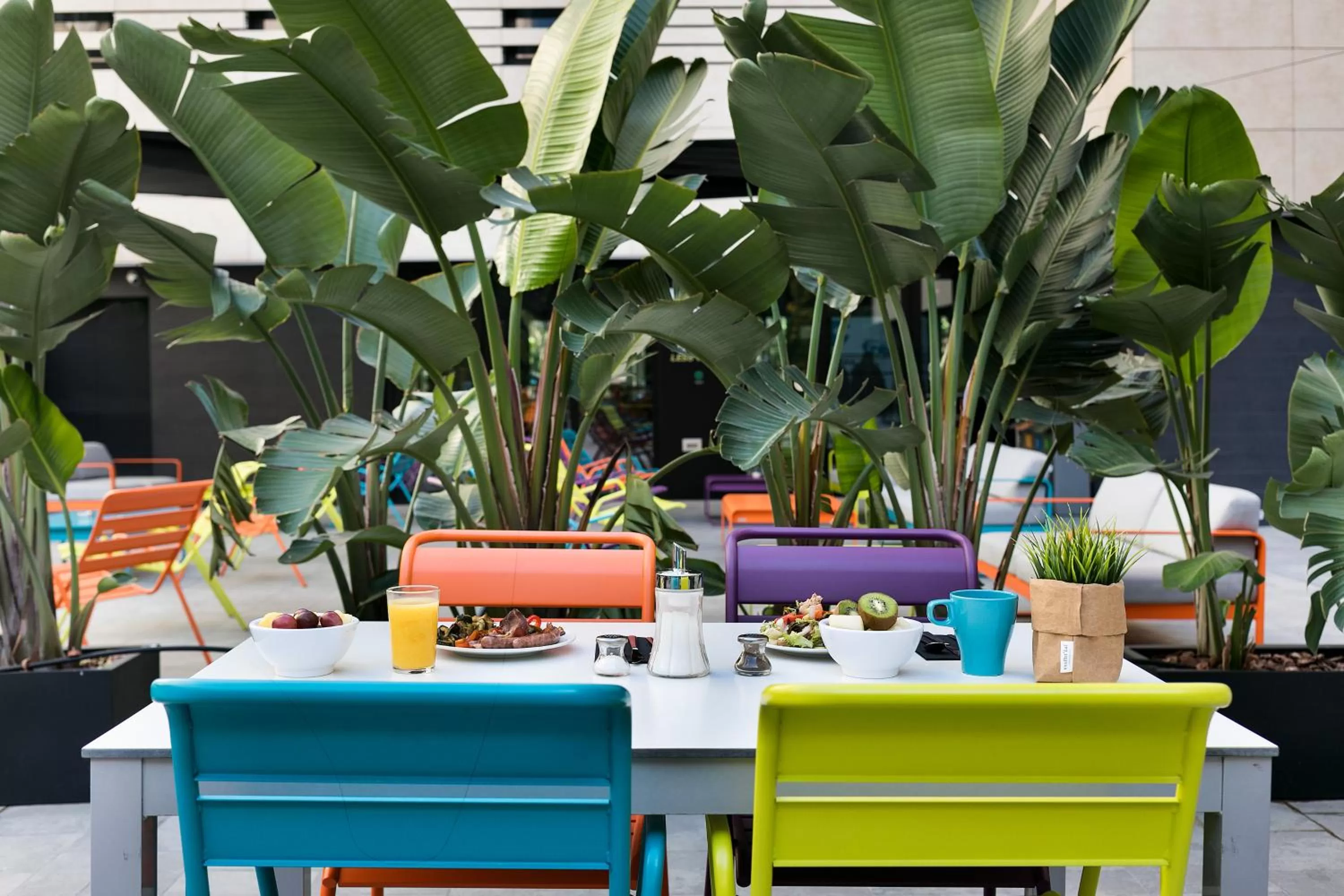 Patio in Andante Hotel