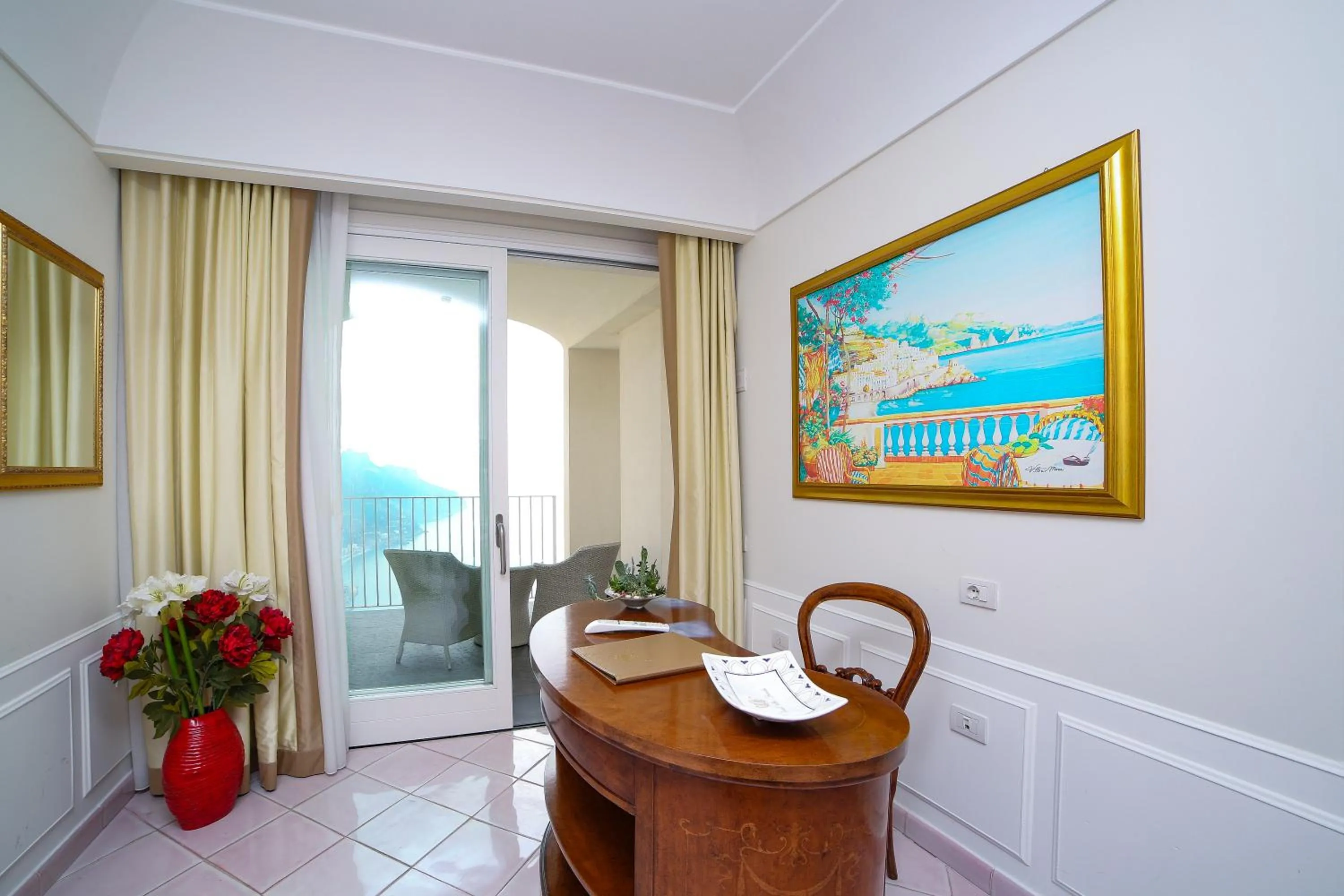 Seating area in Hotel Villa Fraulo