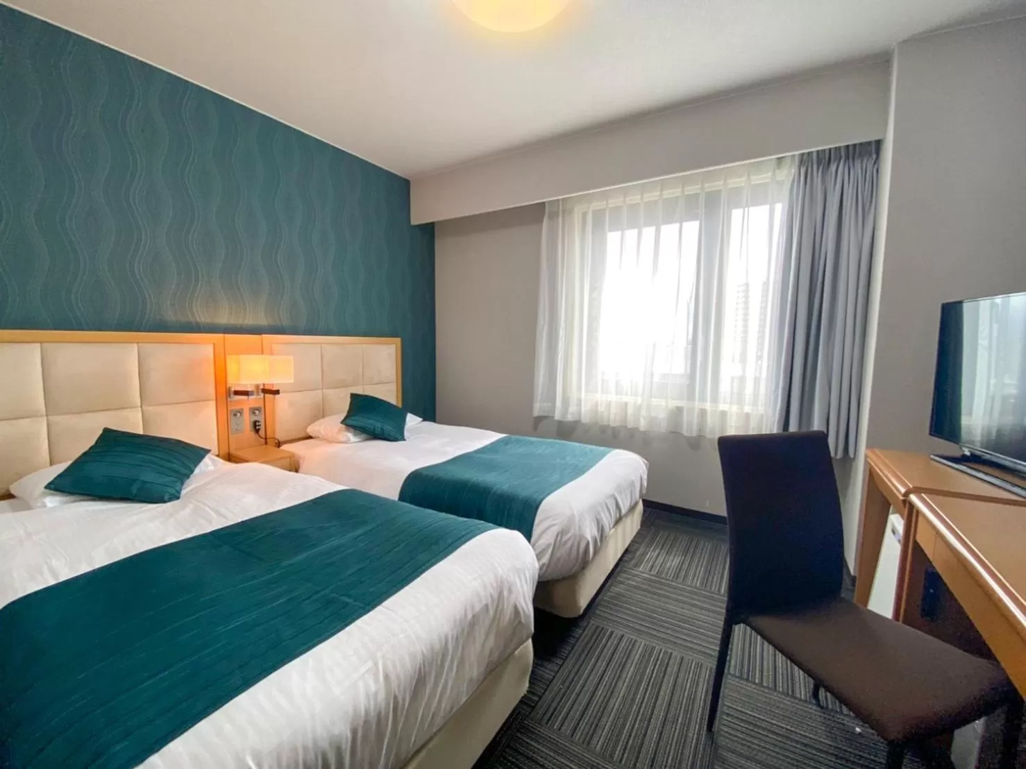 Photo of the whole room, Bed in Hotel Sunroute Hikone