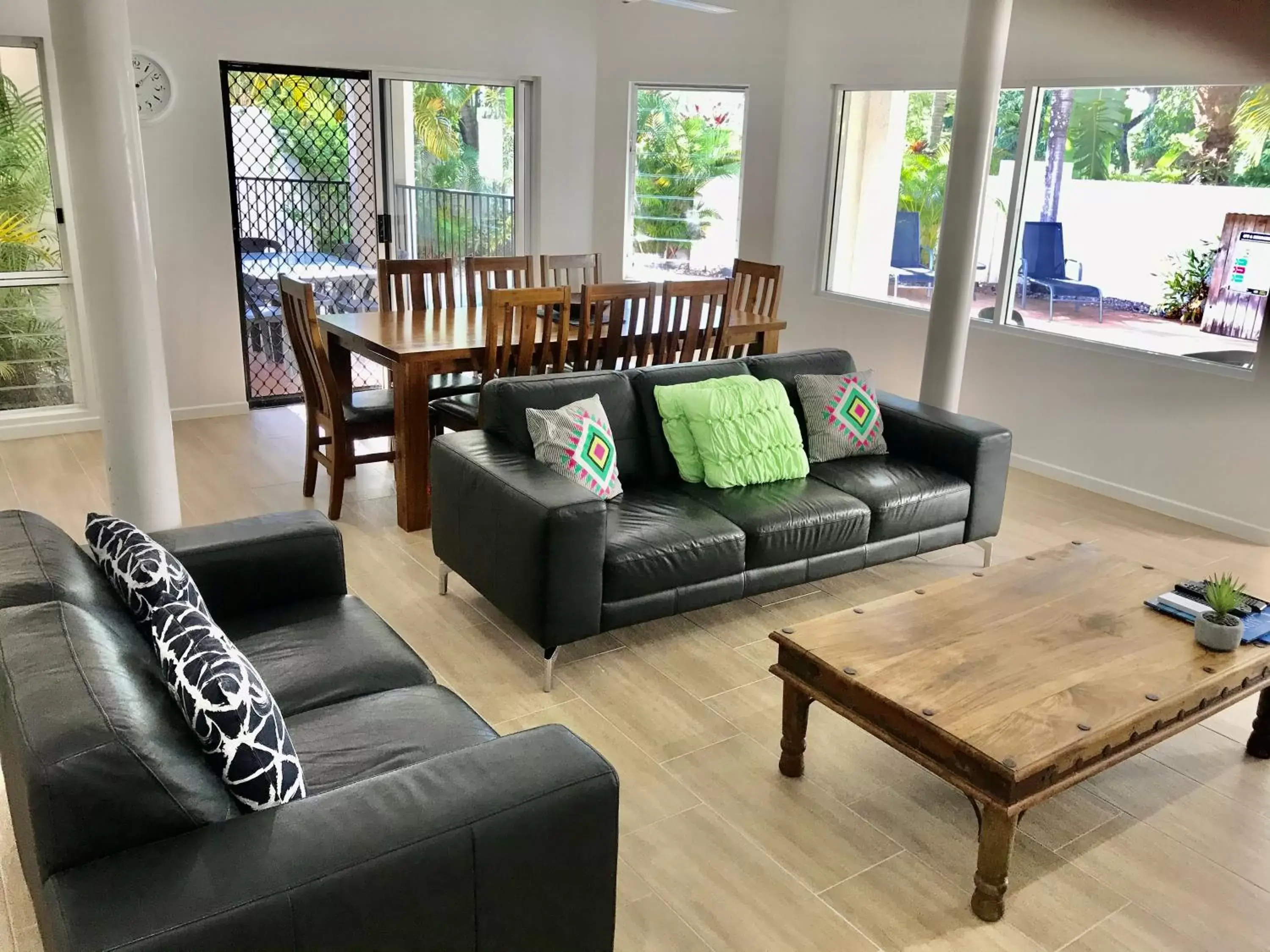 Seating Area in The Villas Palm Cove