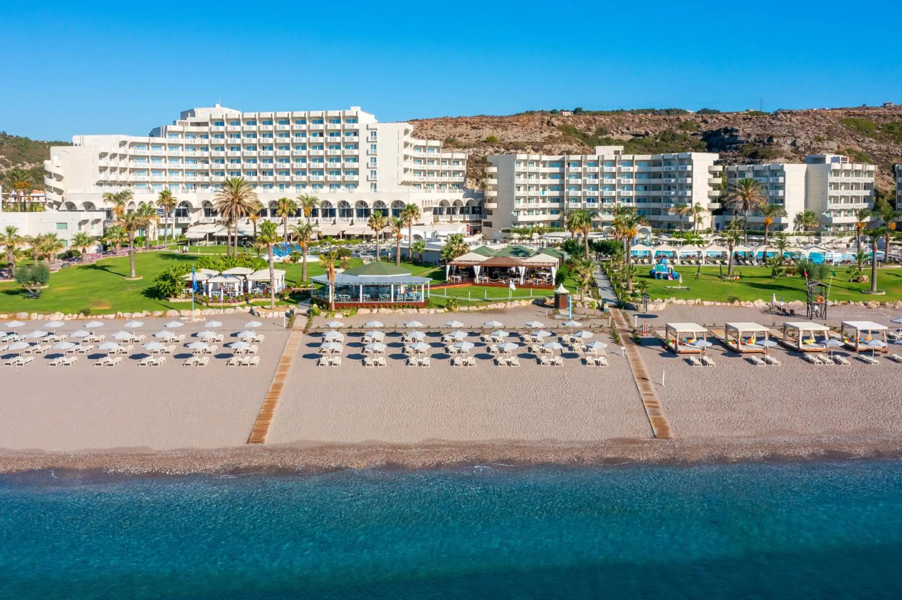 Beach in Rodos Palladium Leisure & Wellness