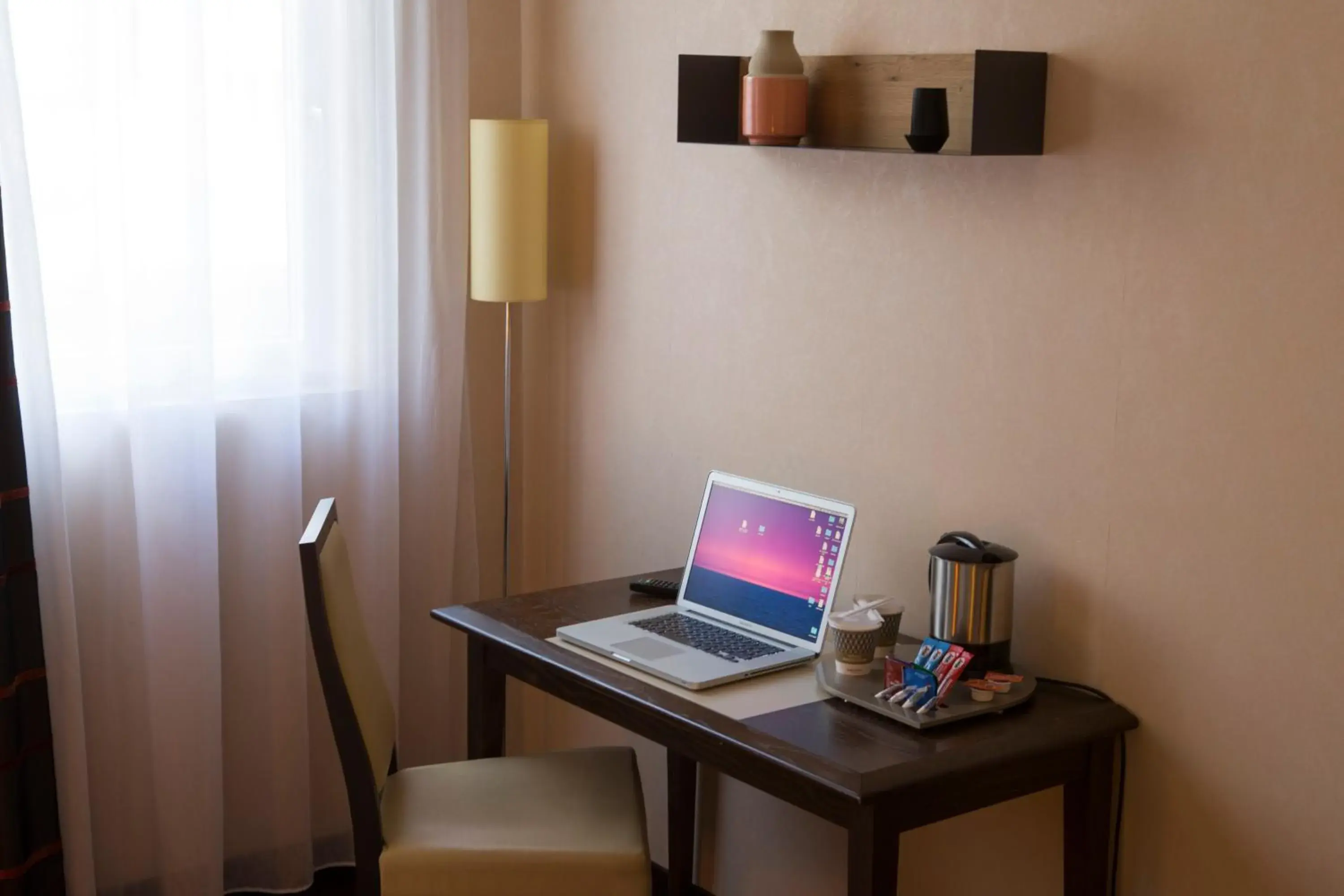 Decorative detail, TV/Entertainment Center in Hotel Mercure Rennes Cesson