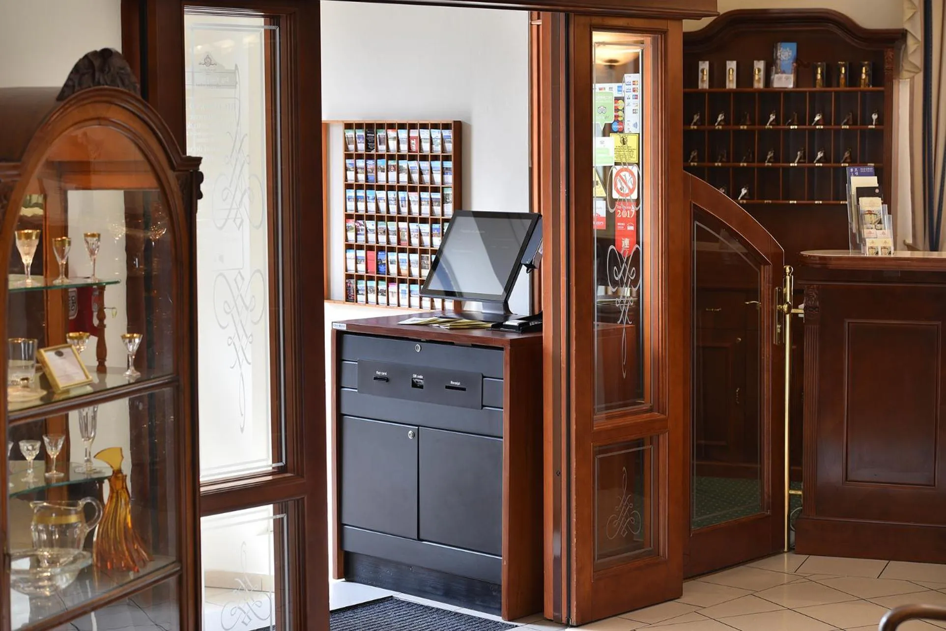 Lobby or reception in Hotel Certovka