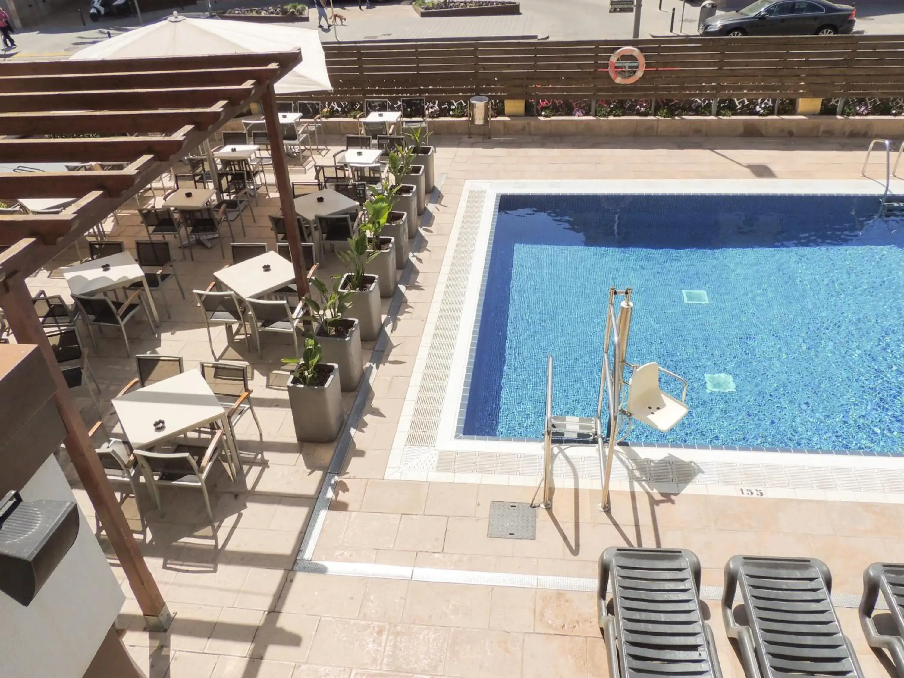 Balcony/Terrace, Pool View in Cesar Augustus