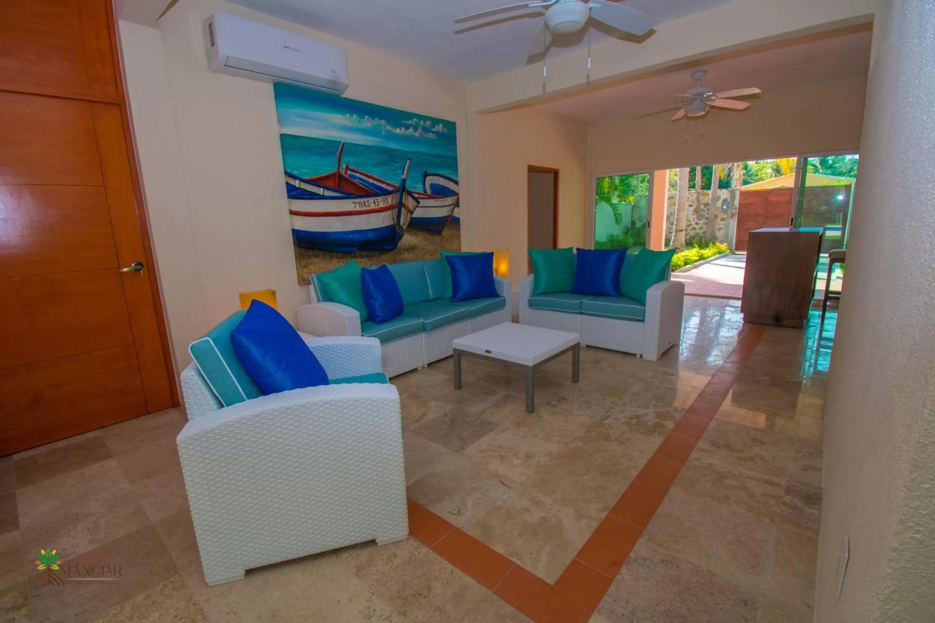 Living room, Seating Area in Rojo Manglar Acapulco