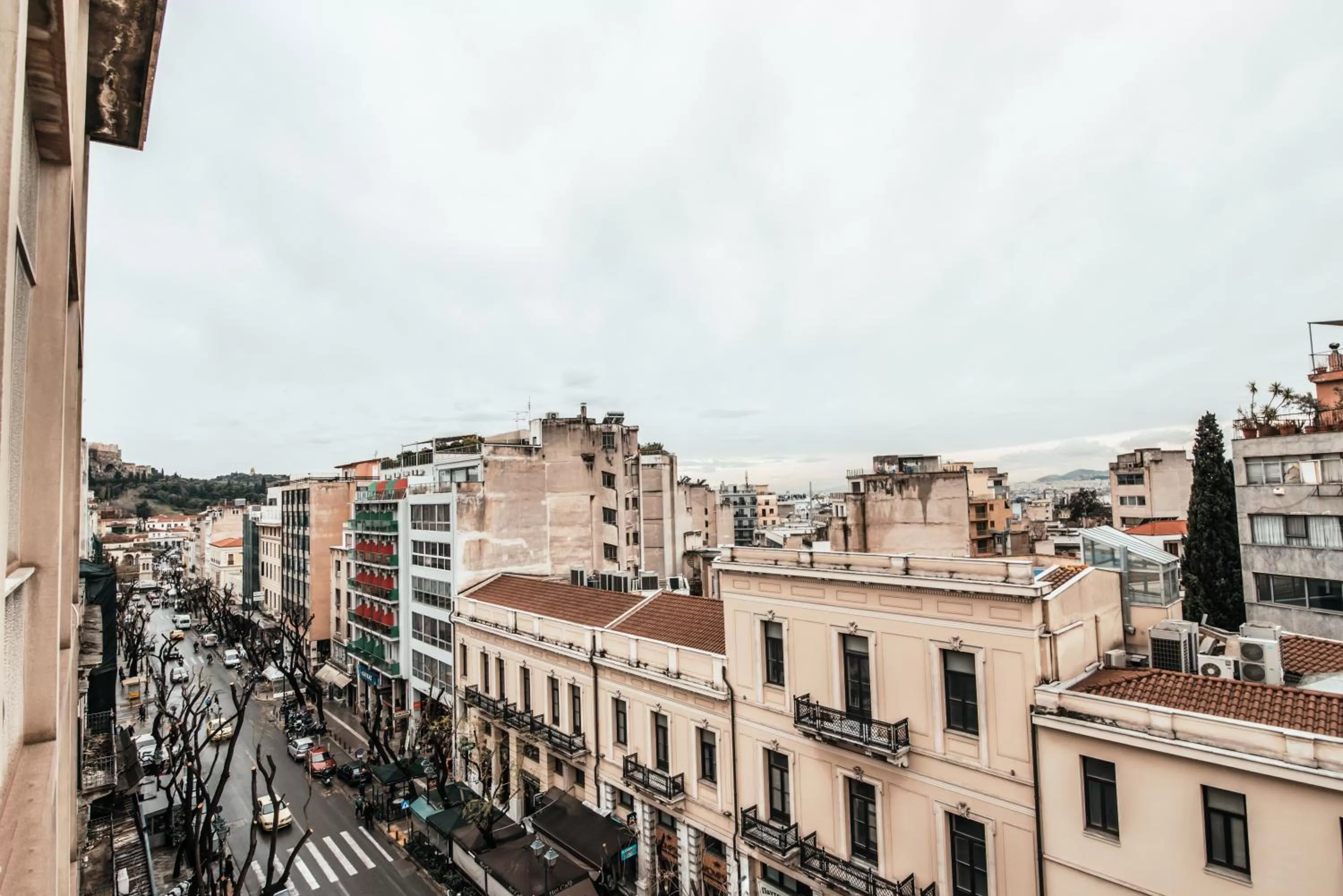 City view in AthinA STREETAPARTMENTS
