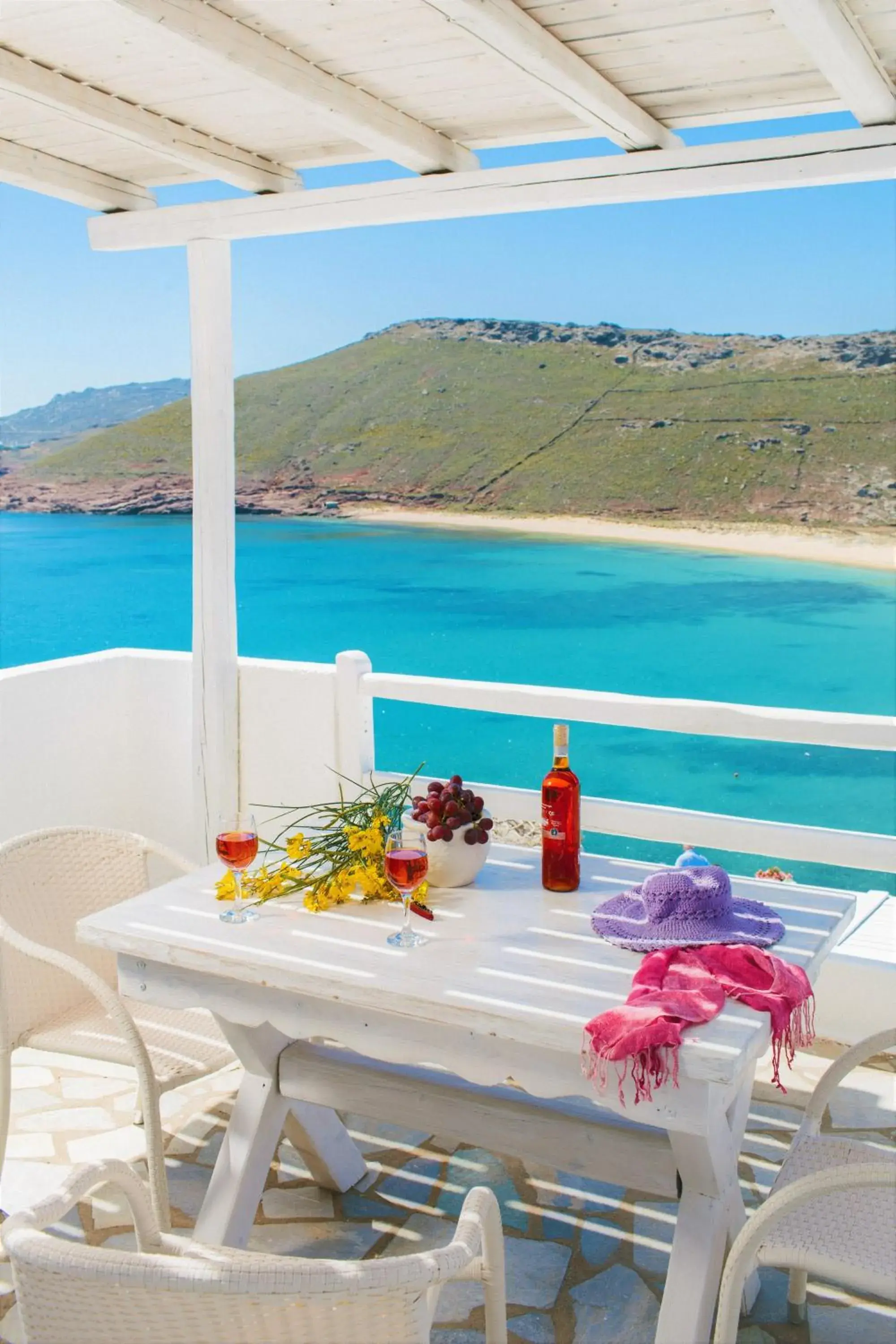 Balcony/Terrace in Panormos Village