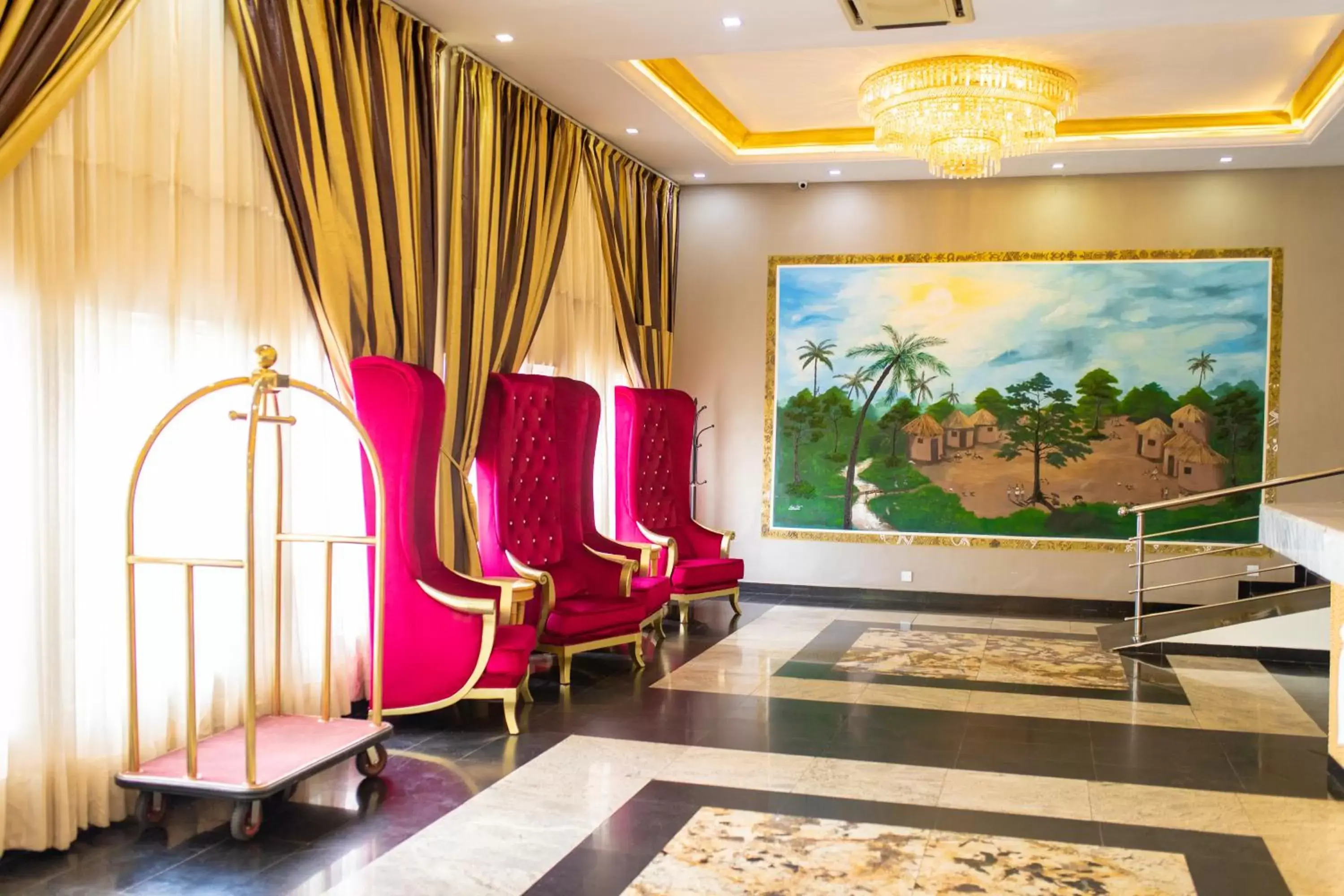 Lobby or reception, Seating Area in Hotel Sunshine Enugu