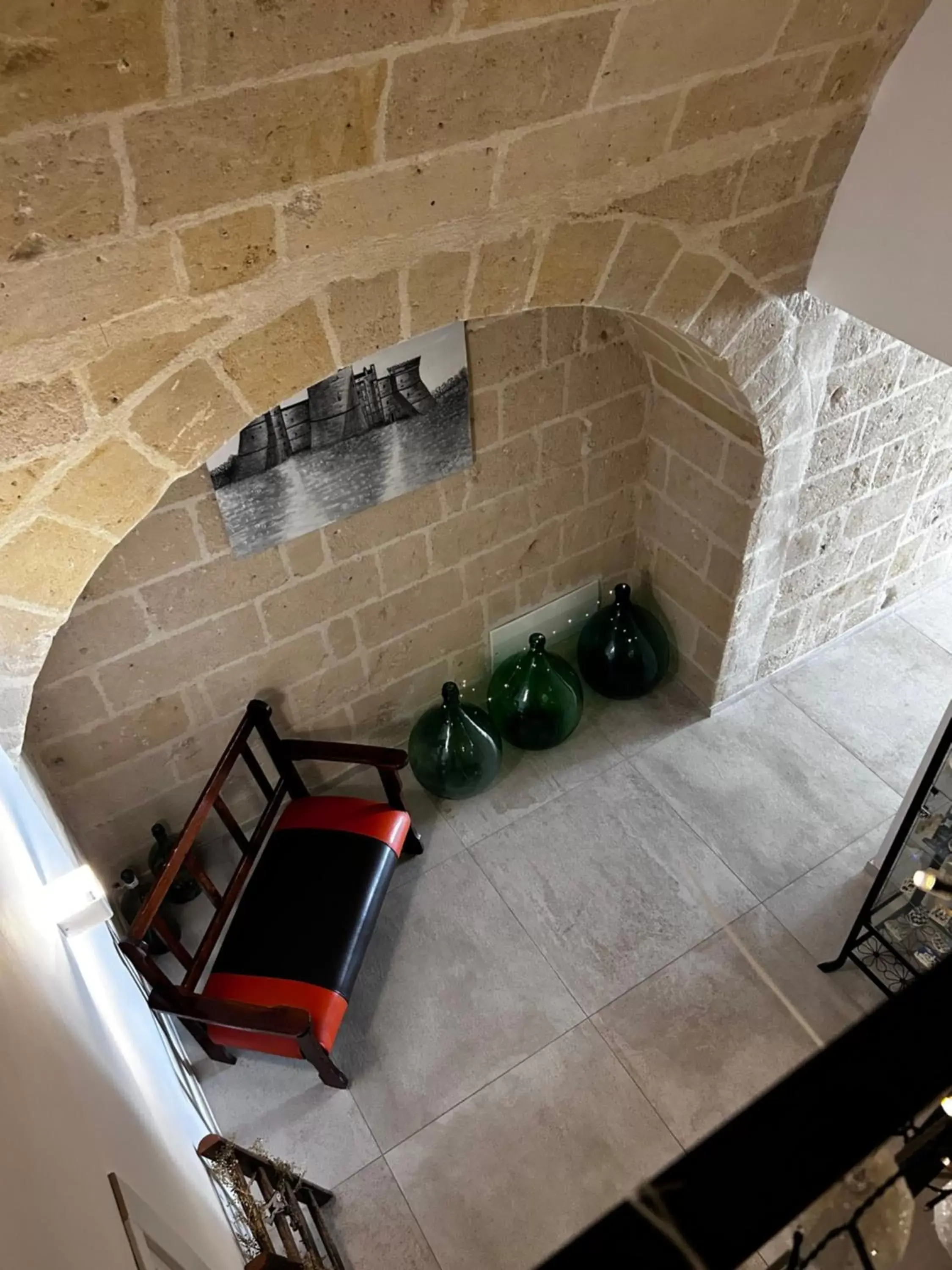 Inner courtyard view, Kitchen/Kitchenette in Recinto antico Sweet Rooms