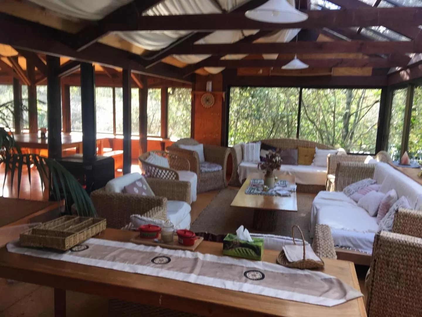 Lounge or bar in Kawai Purapura Yoga Retreat Centre