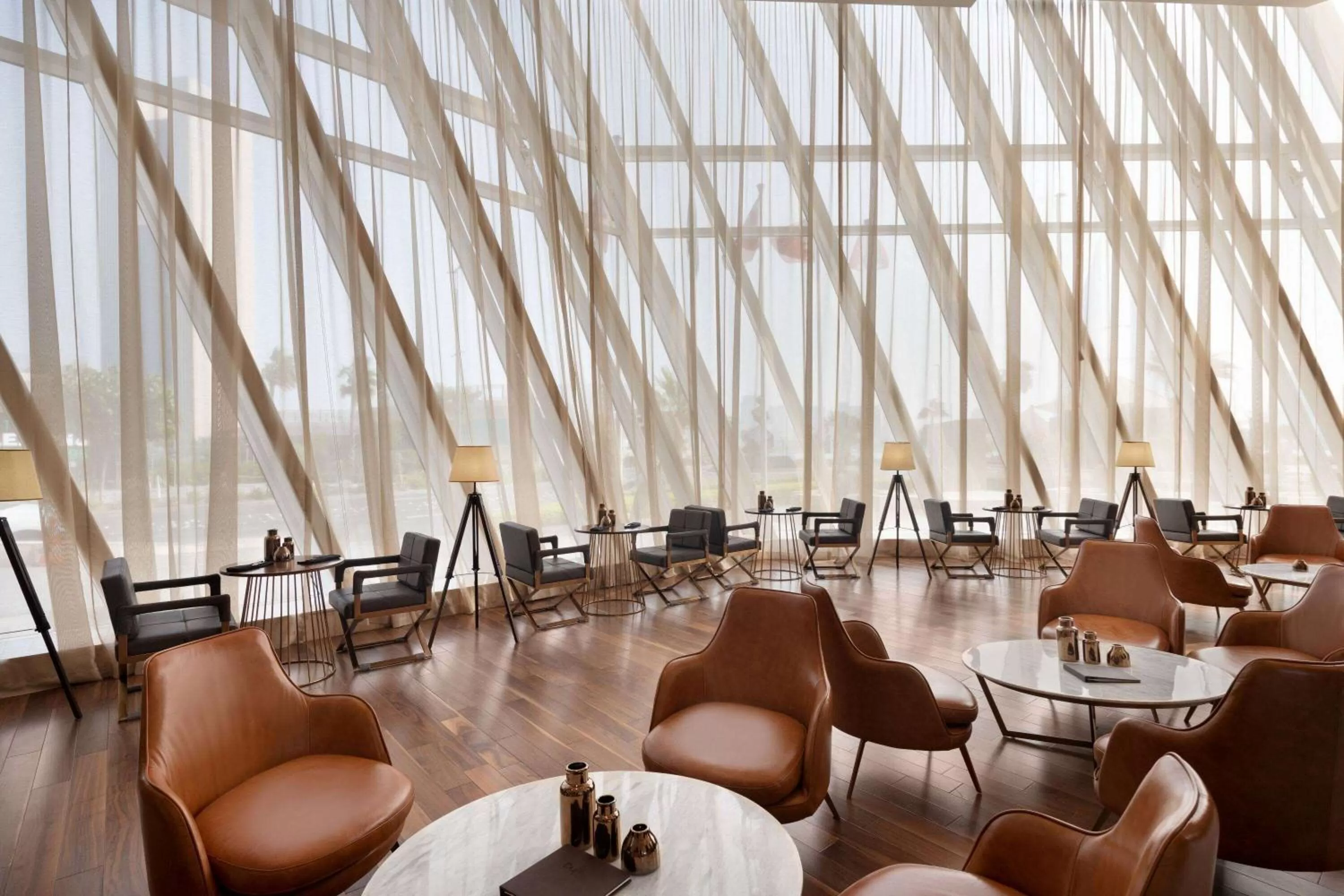 Lobby or reception in Wyndham Grand Manama