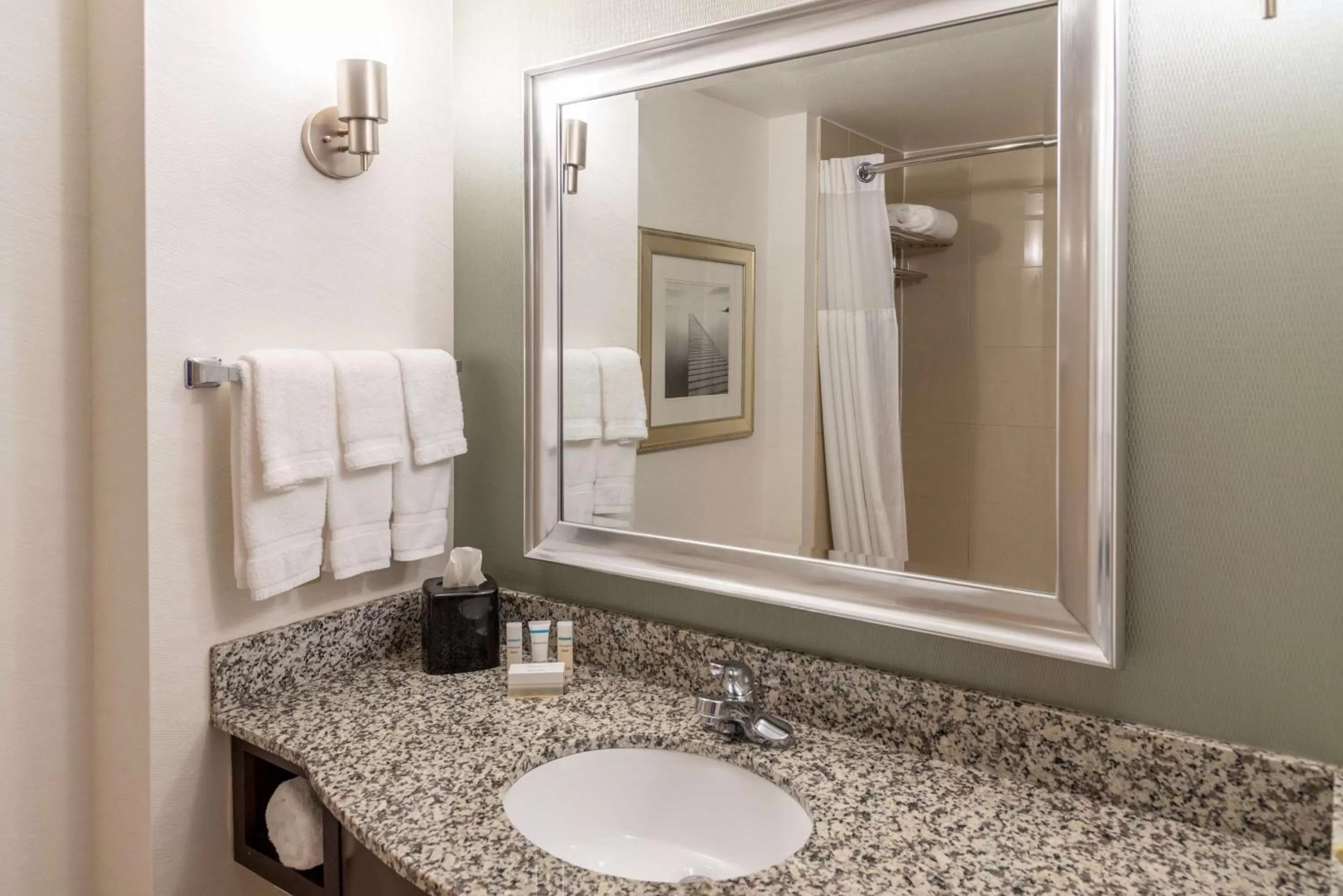 Bathroom in Hilton Garden Inn North Little Rock