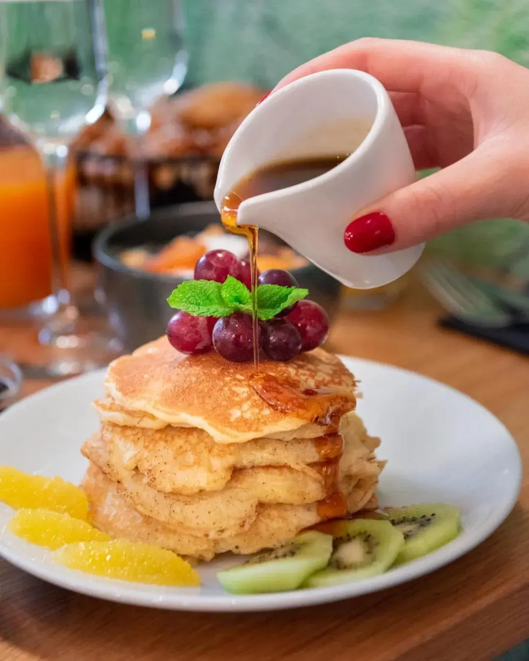 Food close-up in KOOS Hotel&Apartments - City Aparthotel Food close-up in KOOS Hotel&Apartments - City Aparthotel