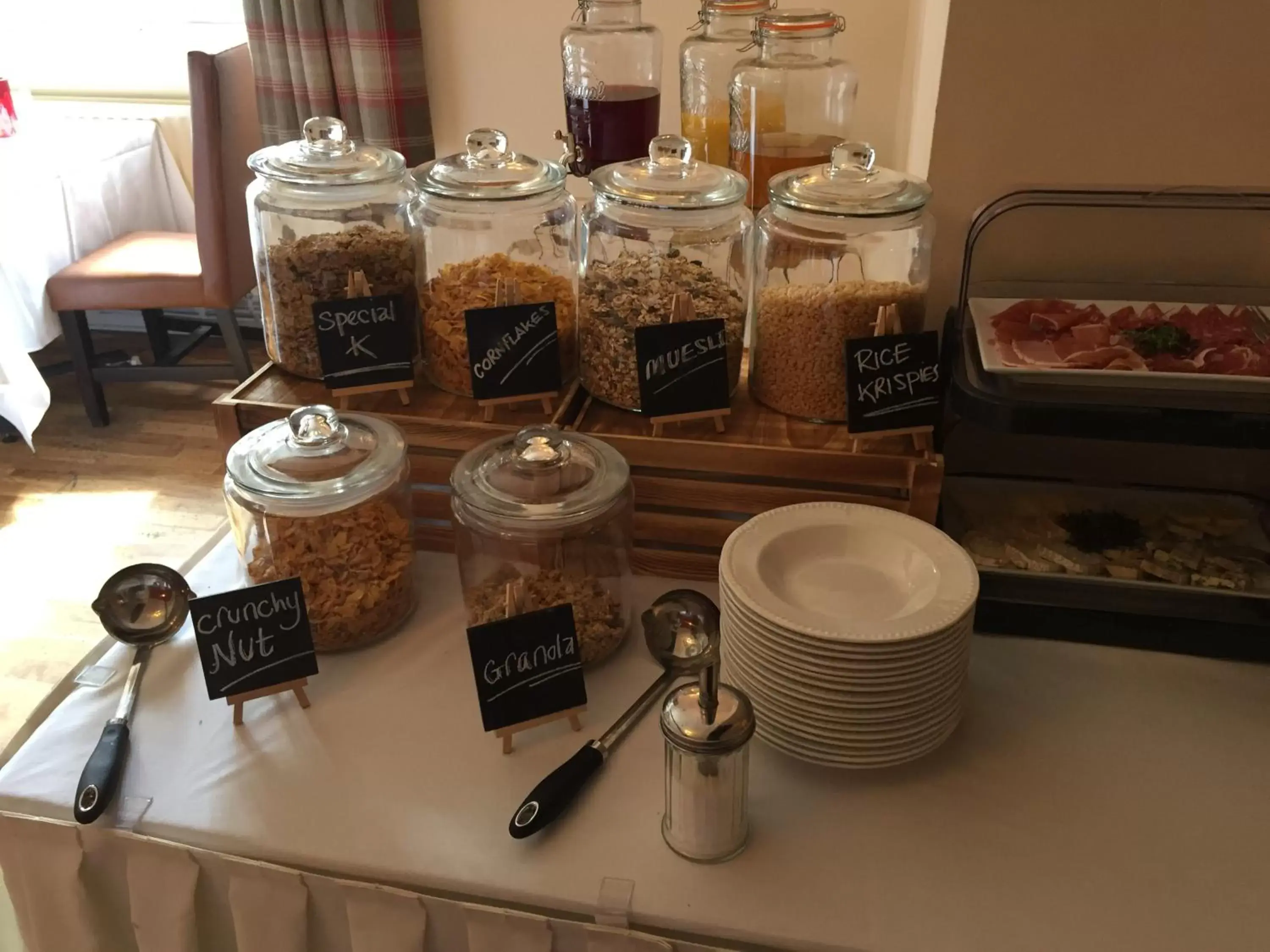 Buffet breakfast in Cwrt Bleddyn Hotel & Spa