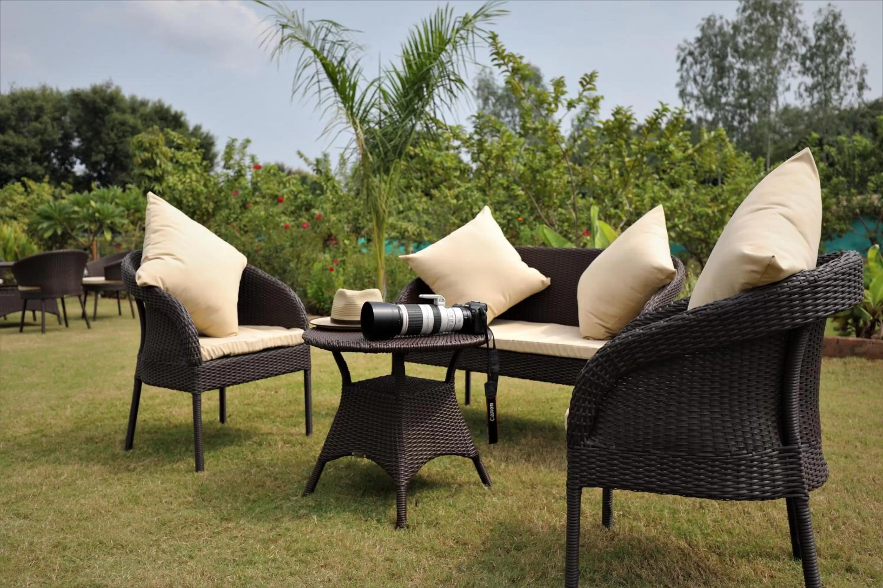 Garden in Camp Paridhi Ranthambhore, Homestay