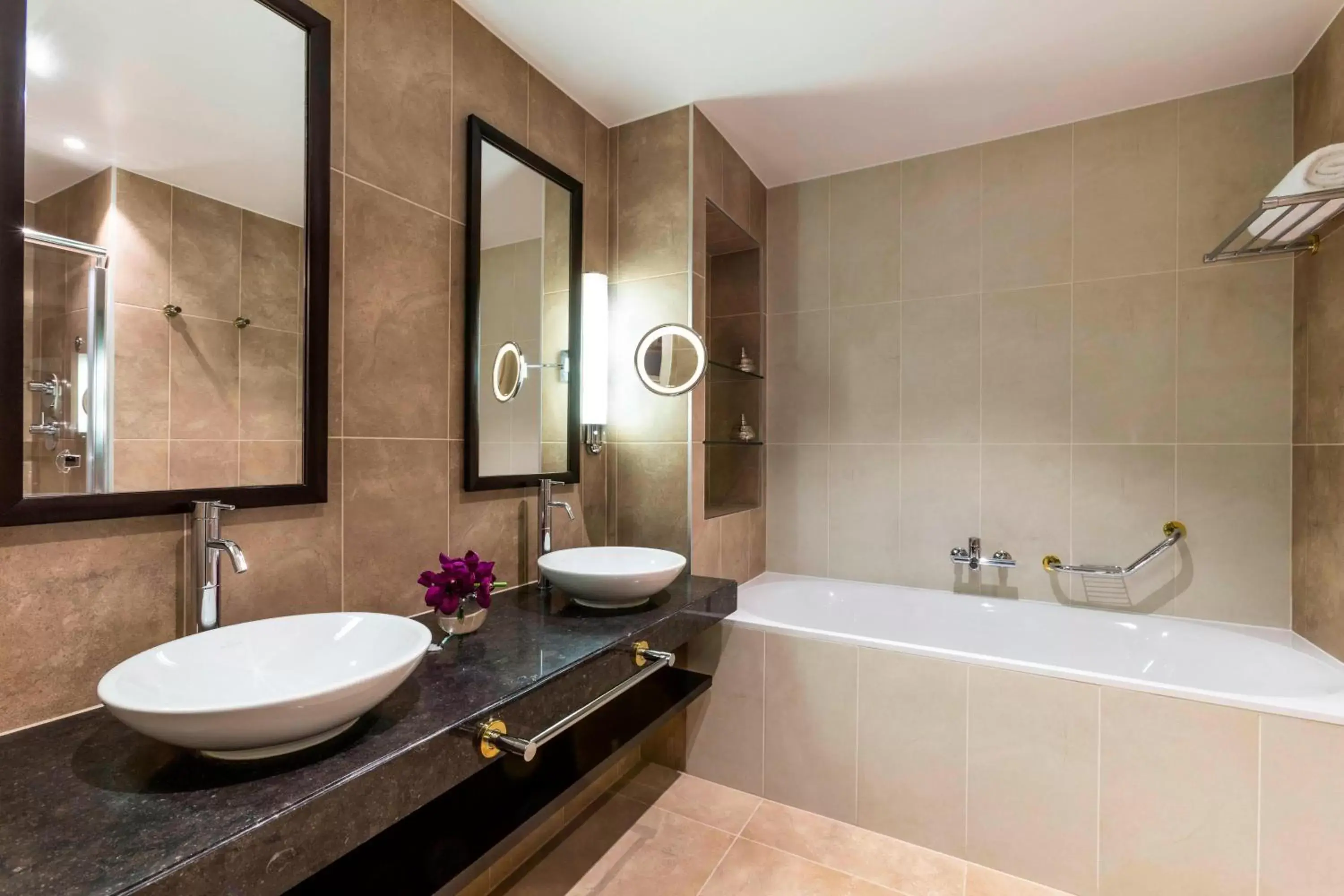 Photo of the whole room, Bathroom in The Ritz-Carlton Hotel de la Paix, Geneva