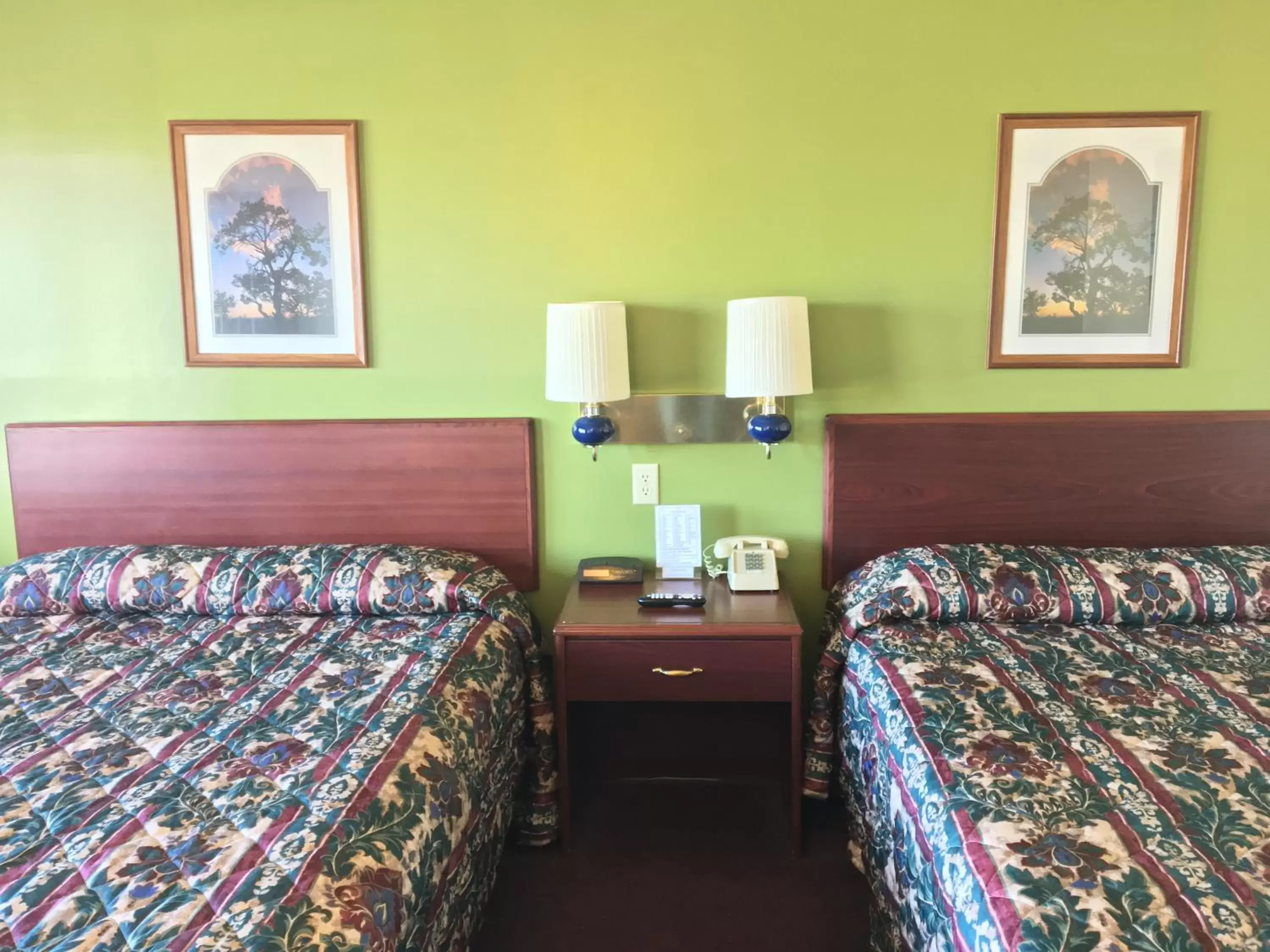 Bed in Thunderbird Motor Inn