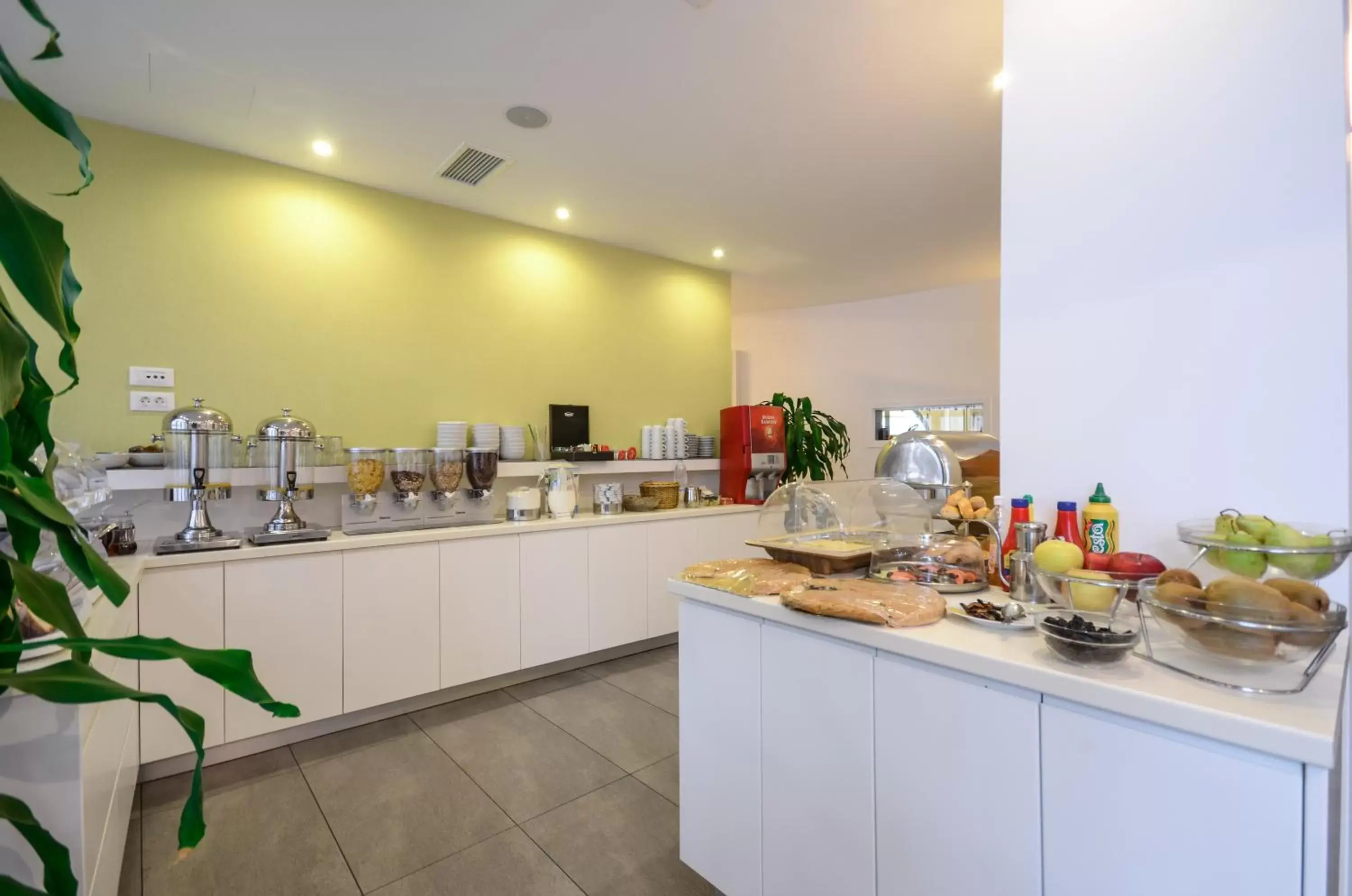 Kitchen or kitchenette, Restaurant/Places to Eat in Xenia Hotel