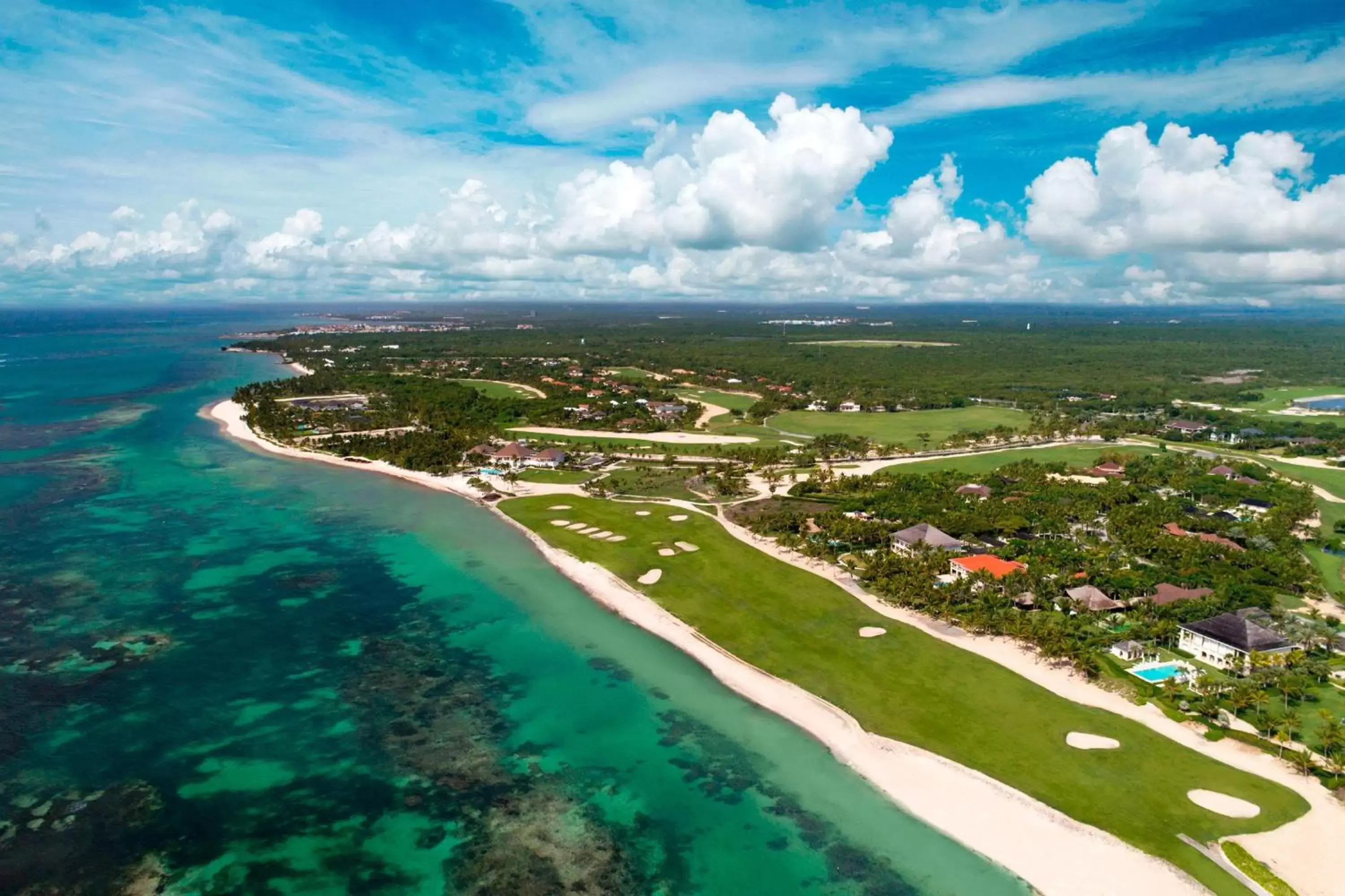 Golfcourse, Bird's-eye View in Four Points by Sheraton Punta Cana Village