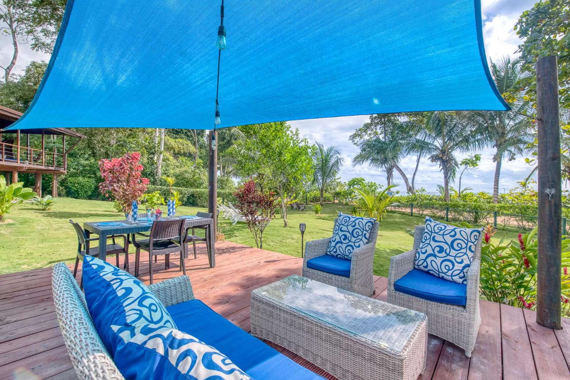 Patio in Oasis Bluff Beach