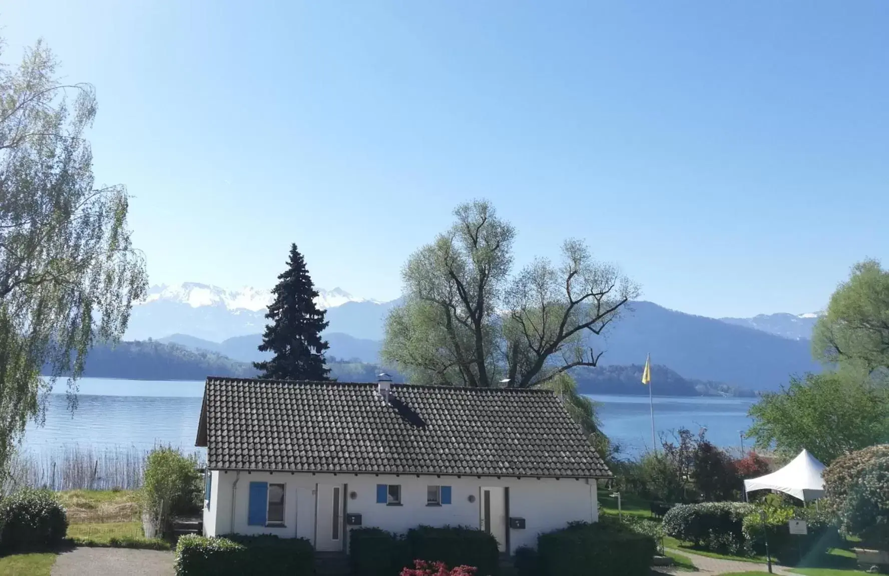 View (from property/room) in Swiss-Chalet Merlischachen - Romantik Schloss-Hotel am See