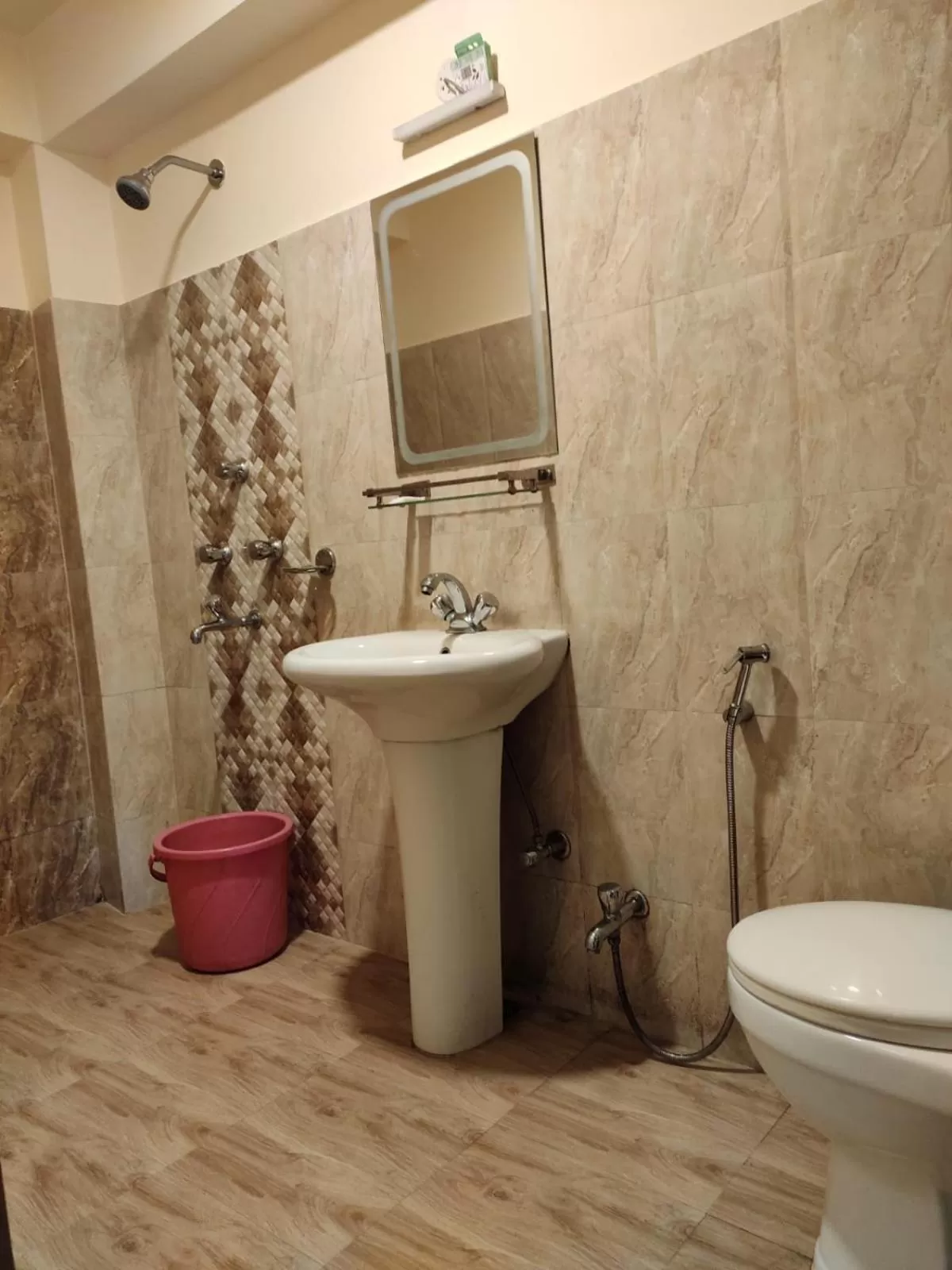 Bathroom in Hotel The Narayani Continental