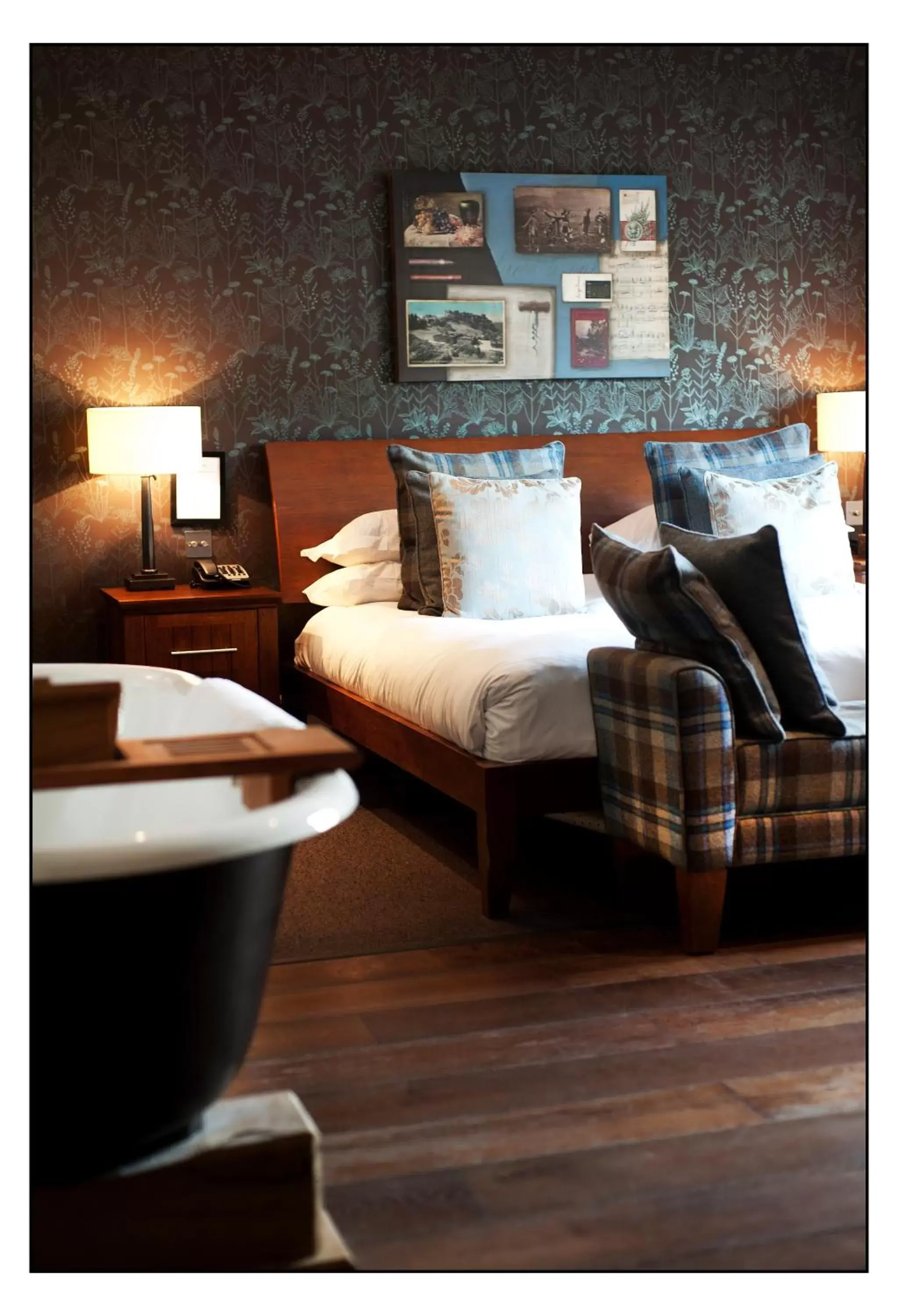 Bedroom, Seating Area in Hotel Du Vin Edinburgh