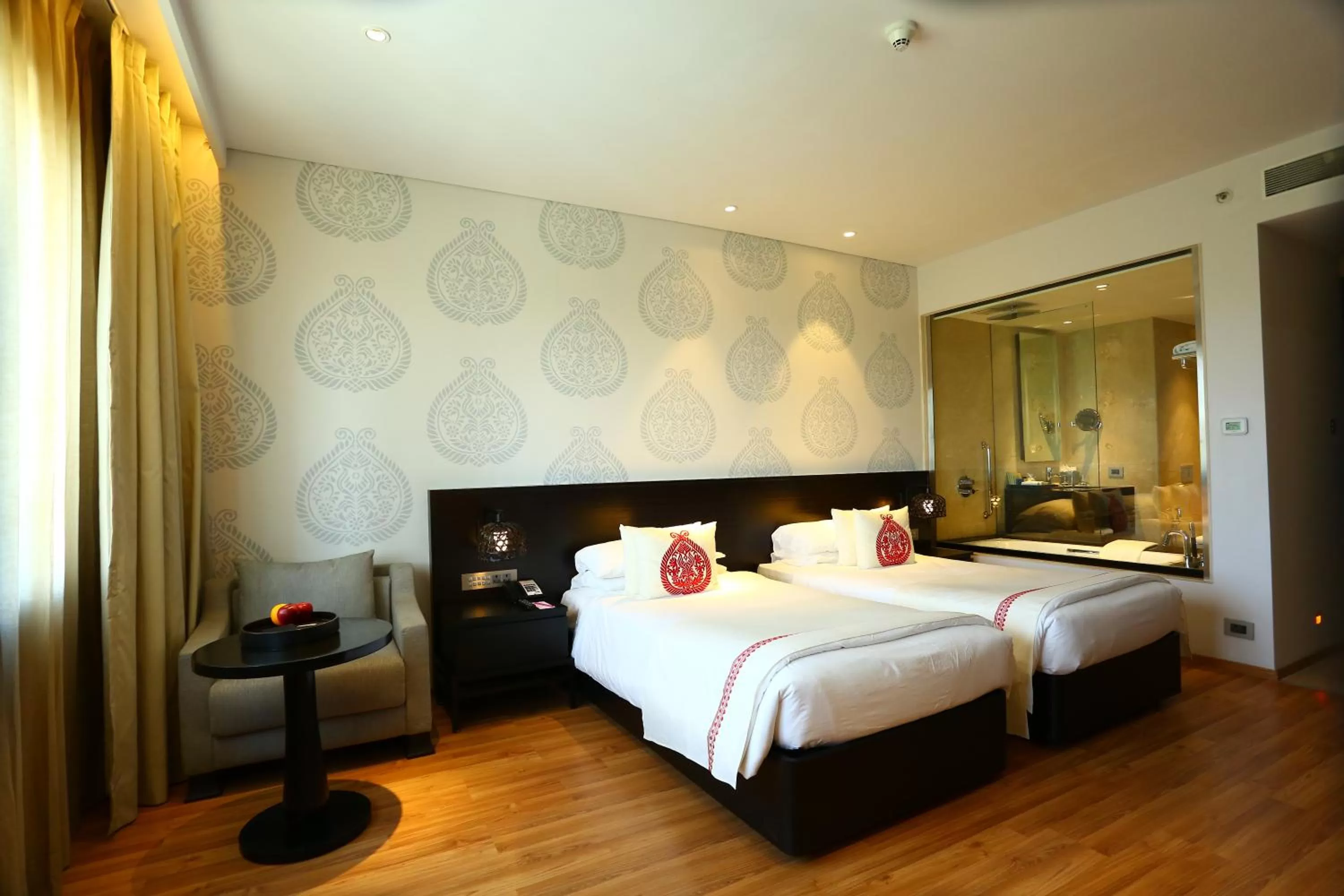 Bed in Vivanta Guwahati
