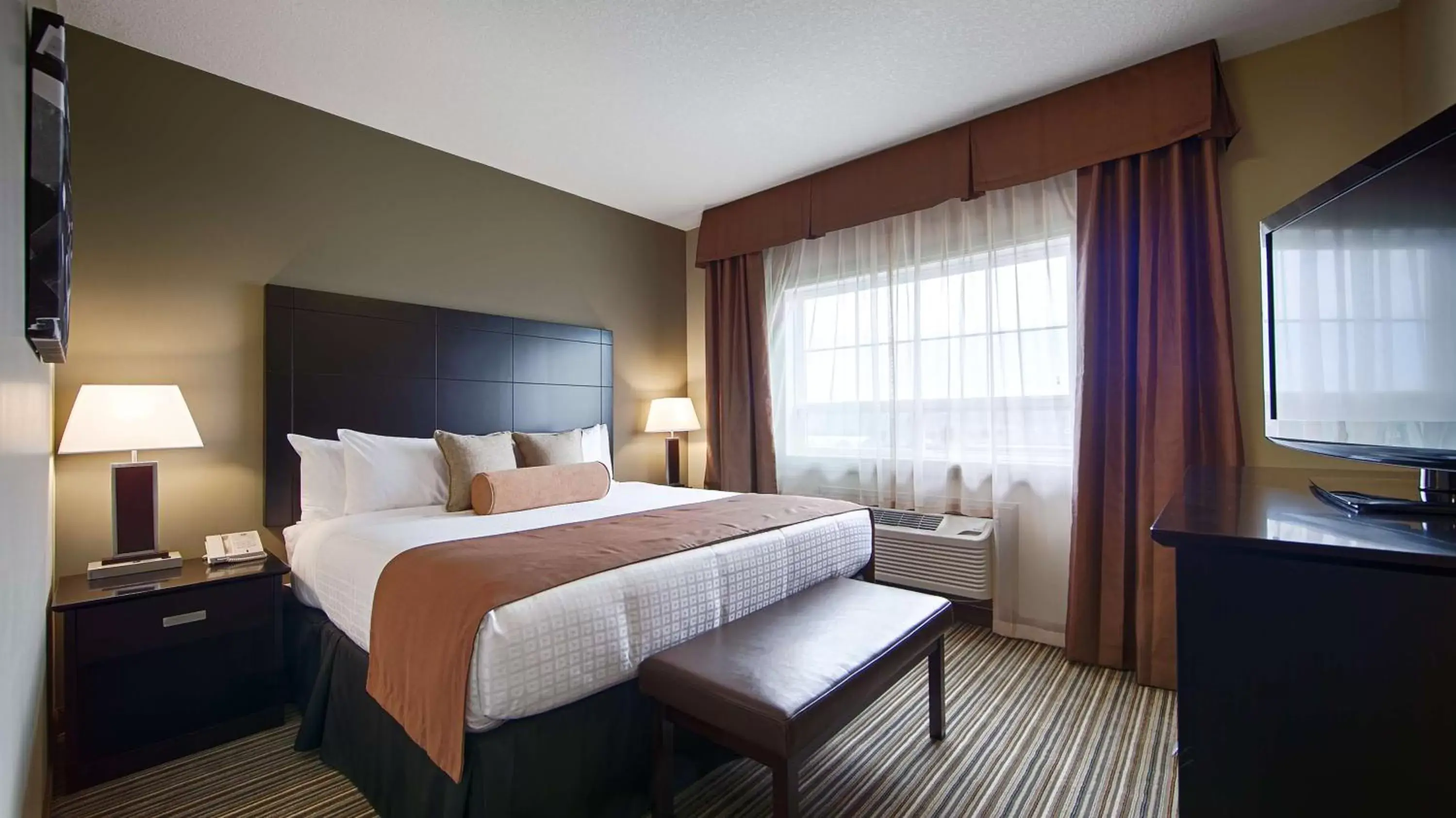 Photo of the whole room, Bed in Best Western Plus Peace River Hotel & Suites