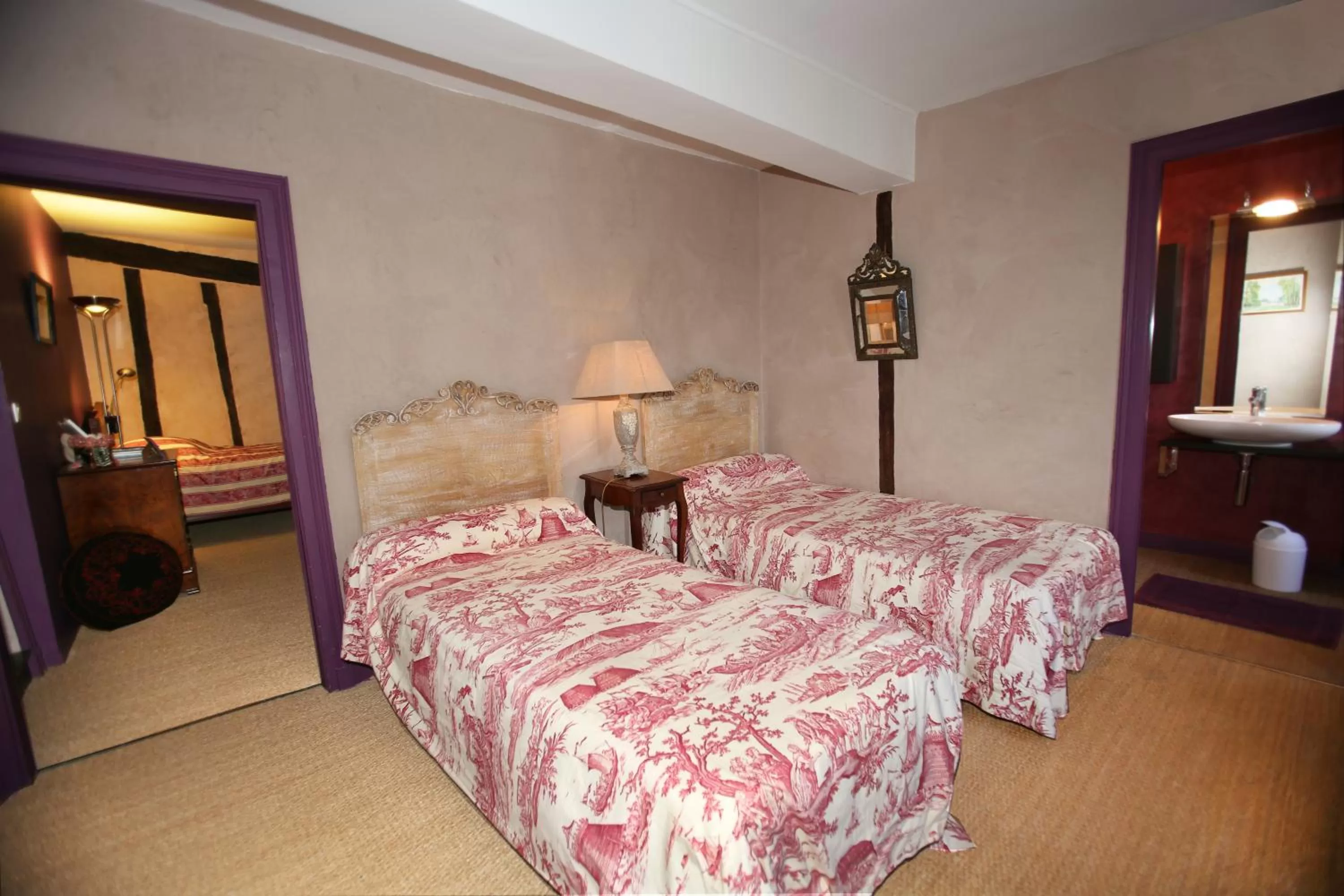 Bed in Chambres d'Hôtes Le Mas