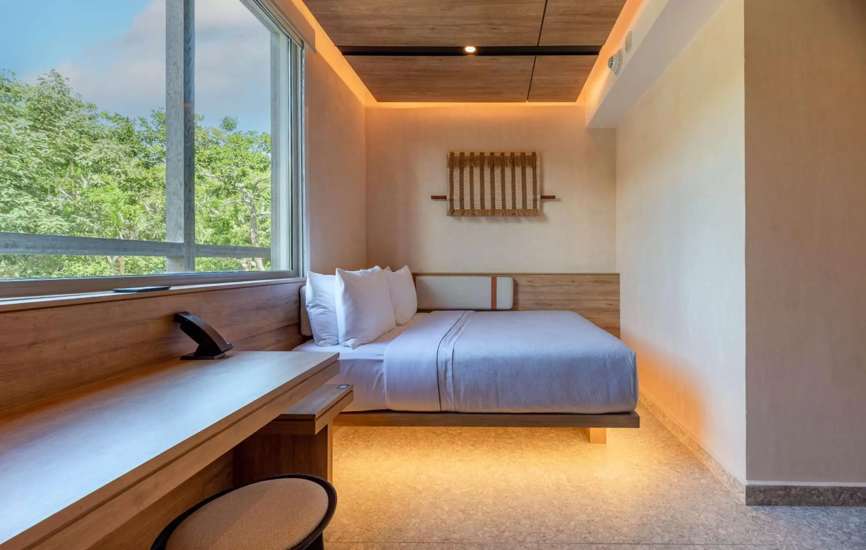 Bedroom, Bed in Motto By Hilton Tulum