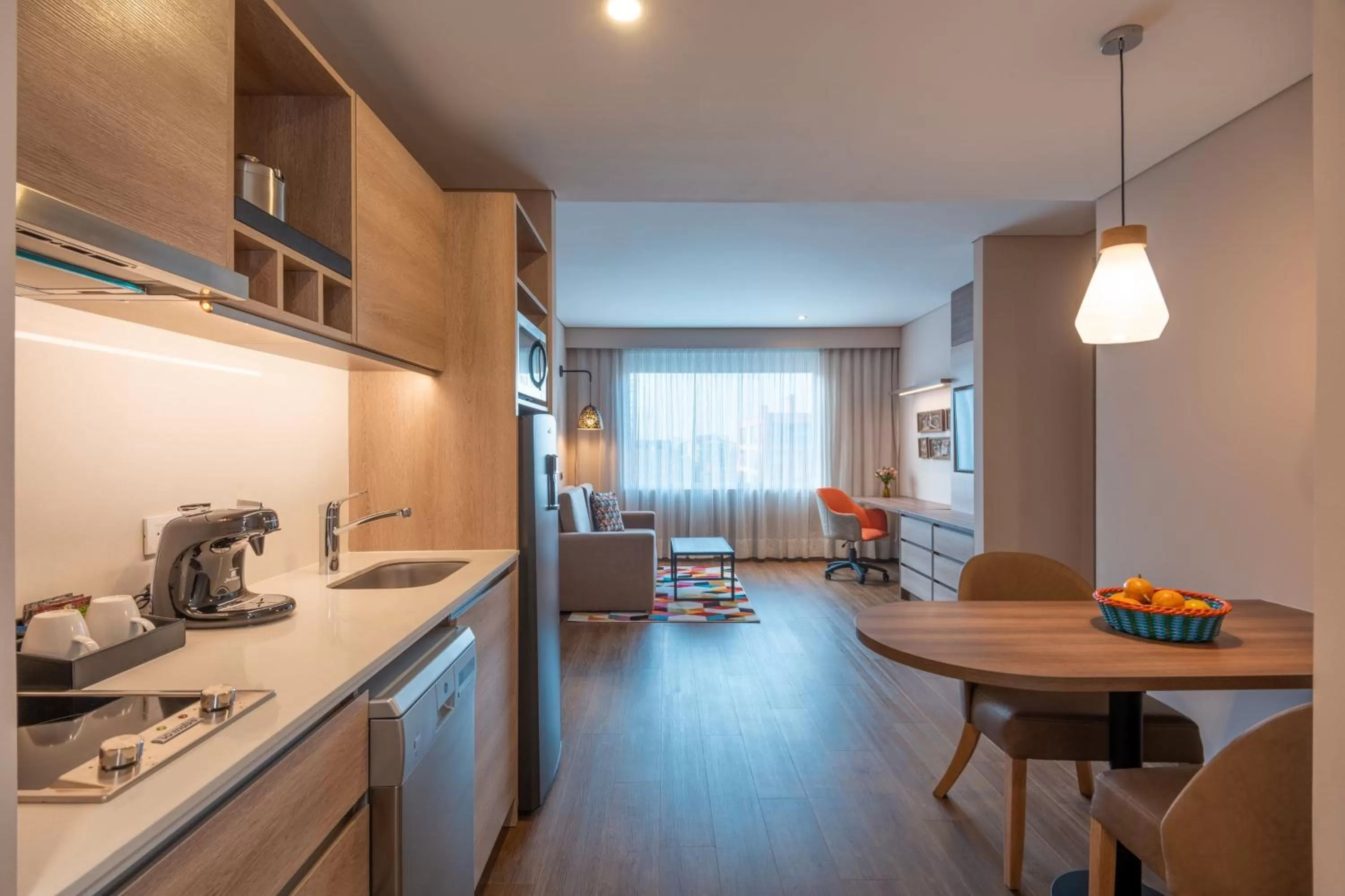 1 Bedroom Junior suite with 1 King, Sofa bed, City view in Residence Inn by Marriott Bogota