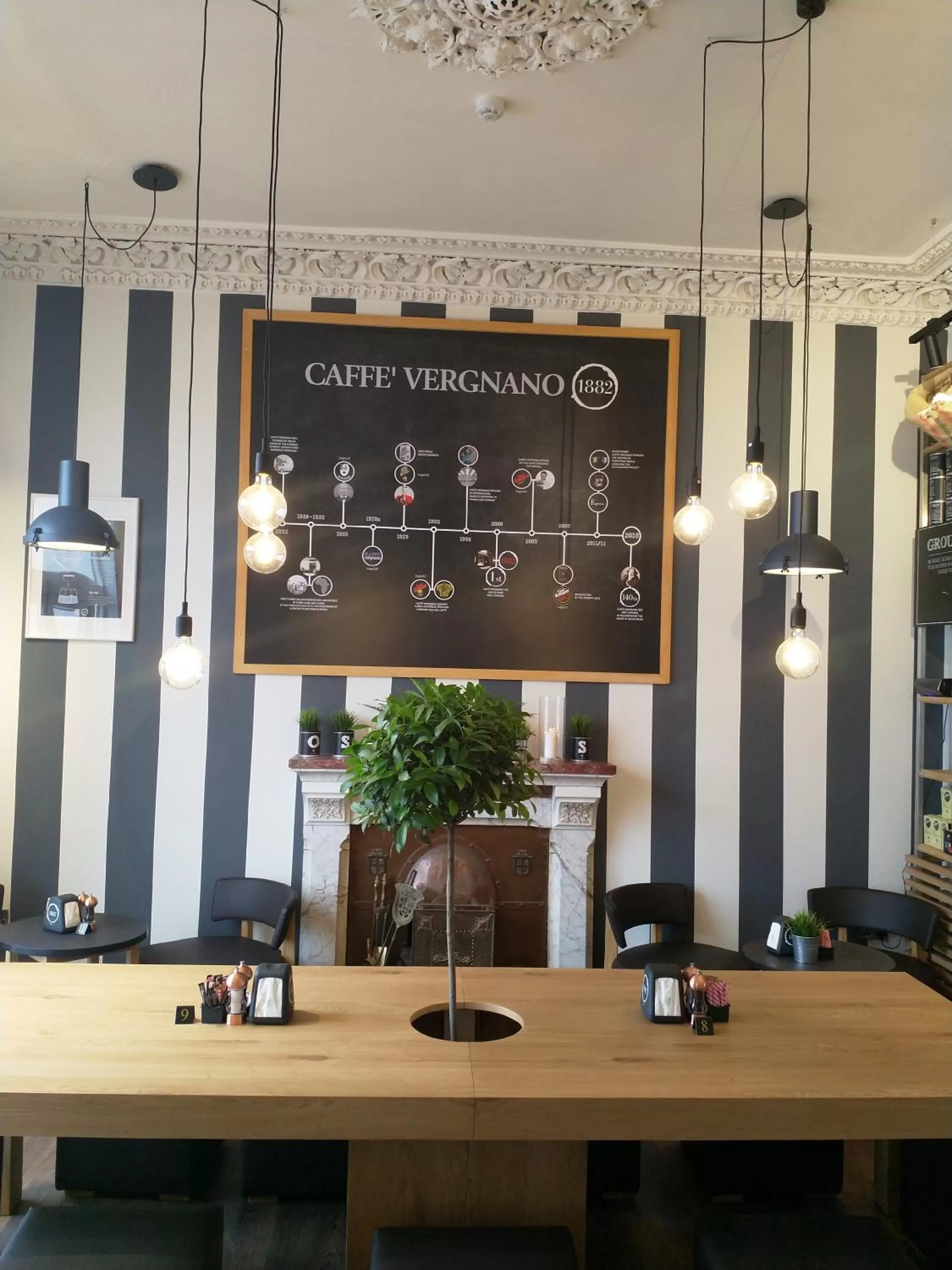 Lounge or bar in The Strand Hotel, the former residence of Oscar Wilde