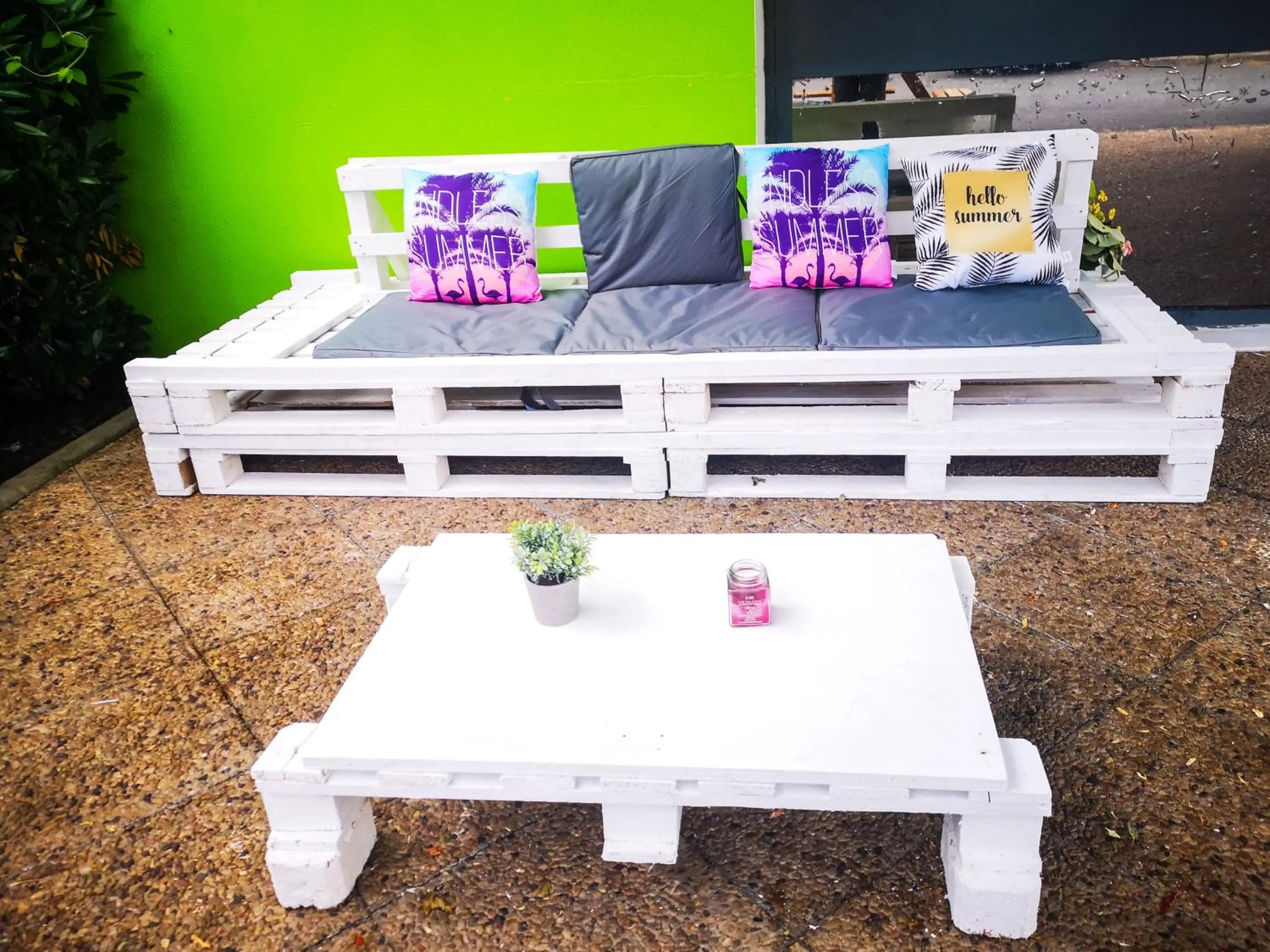 Balcony/Terrace in Lemon Hotel Ch Futuroscope