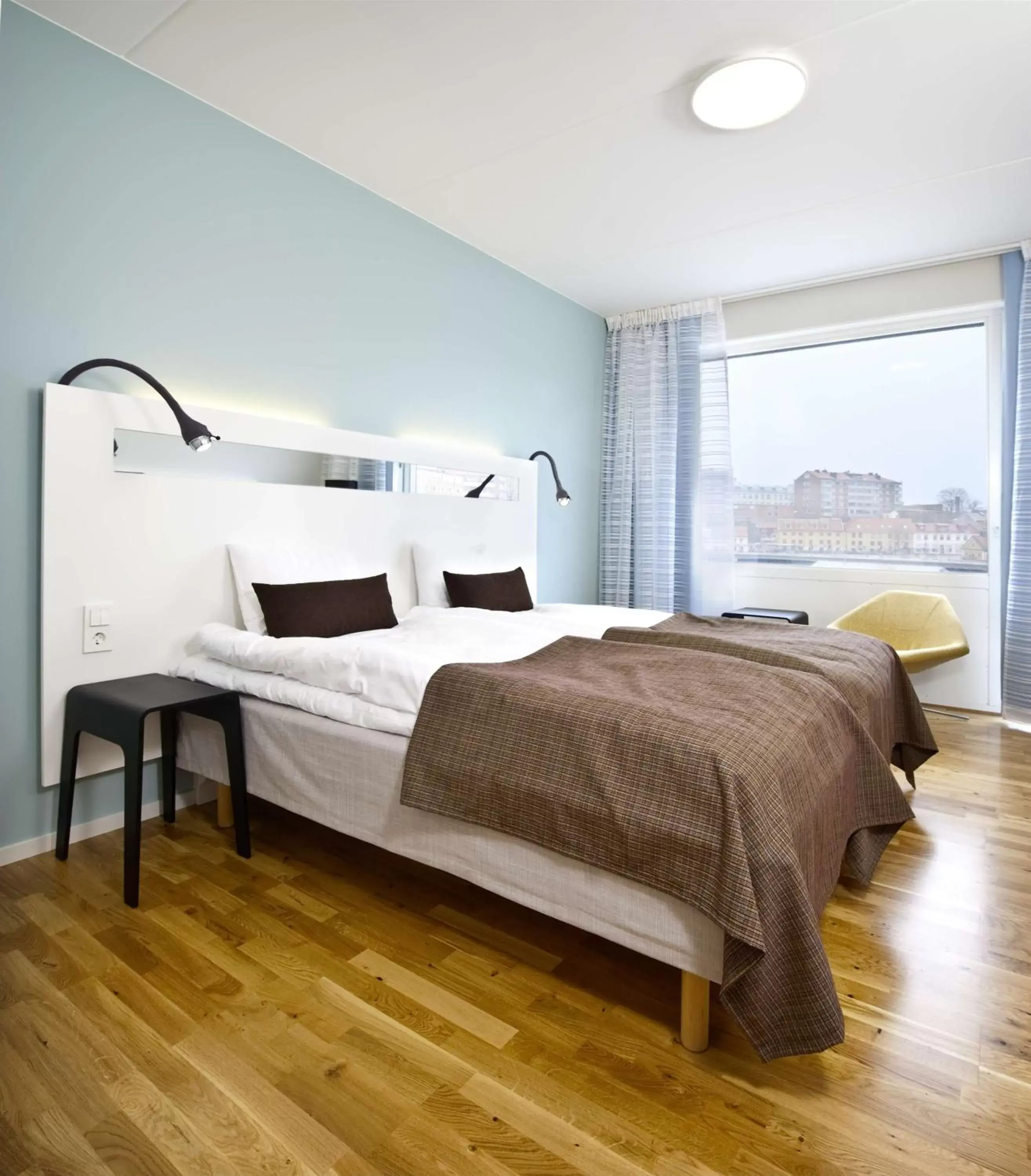 Photo of the whole room, Bed in Scandic Karlskrona